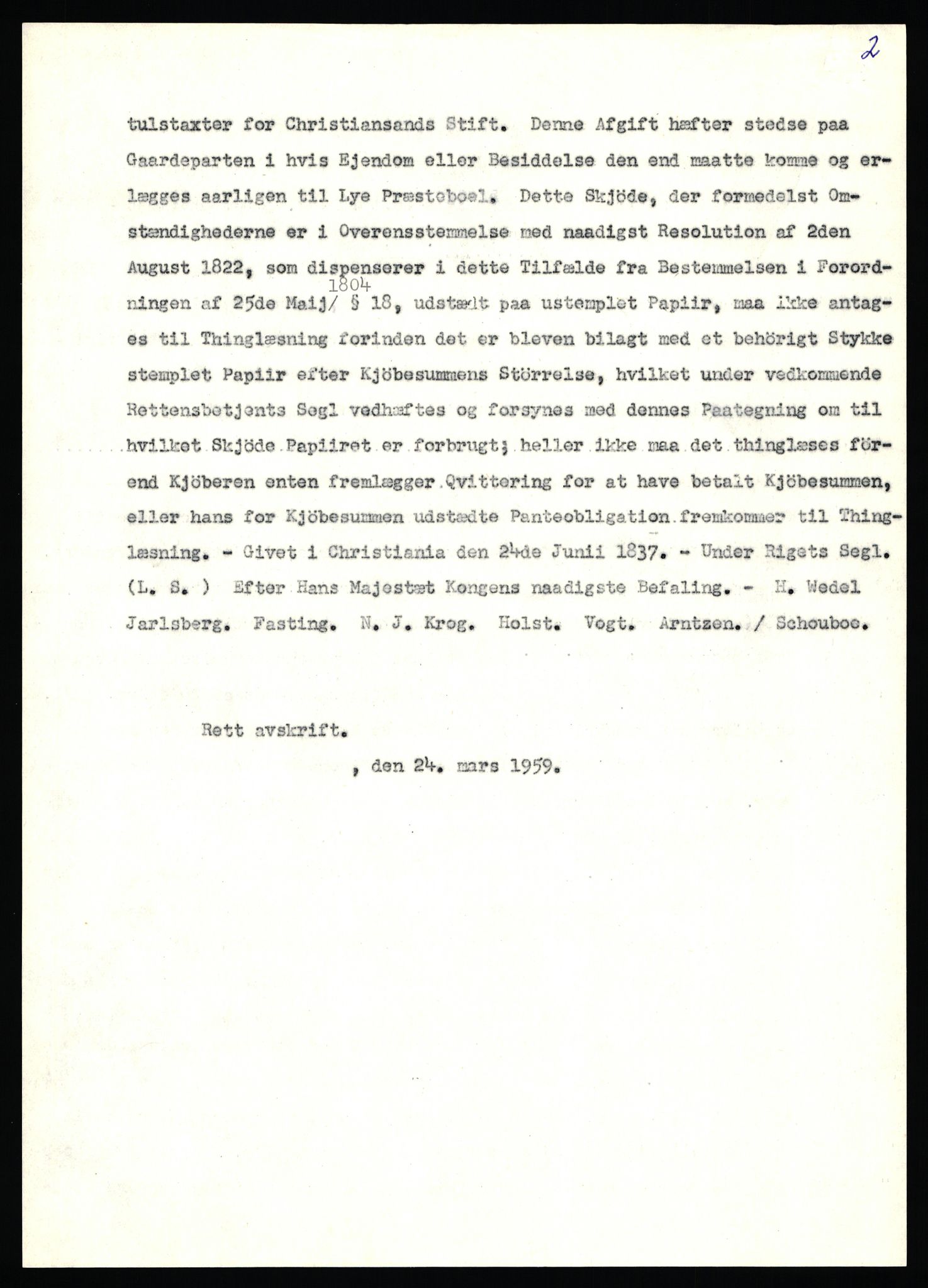 Statsarkivet i Stavanger, SAST/A-101971/03/Y/Yj/L0043: Avskrifter sortert etter gårdsnavn: Håland - Håvågs laksefiskeri, 1750-1930, s. 224