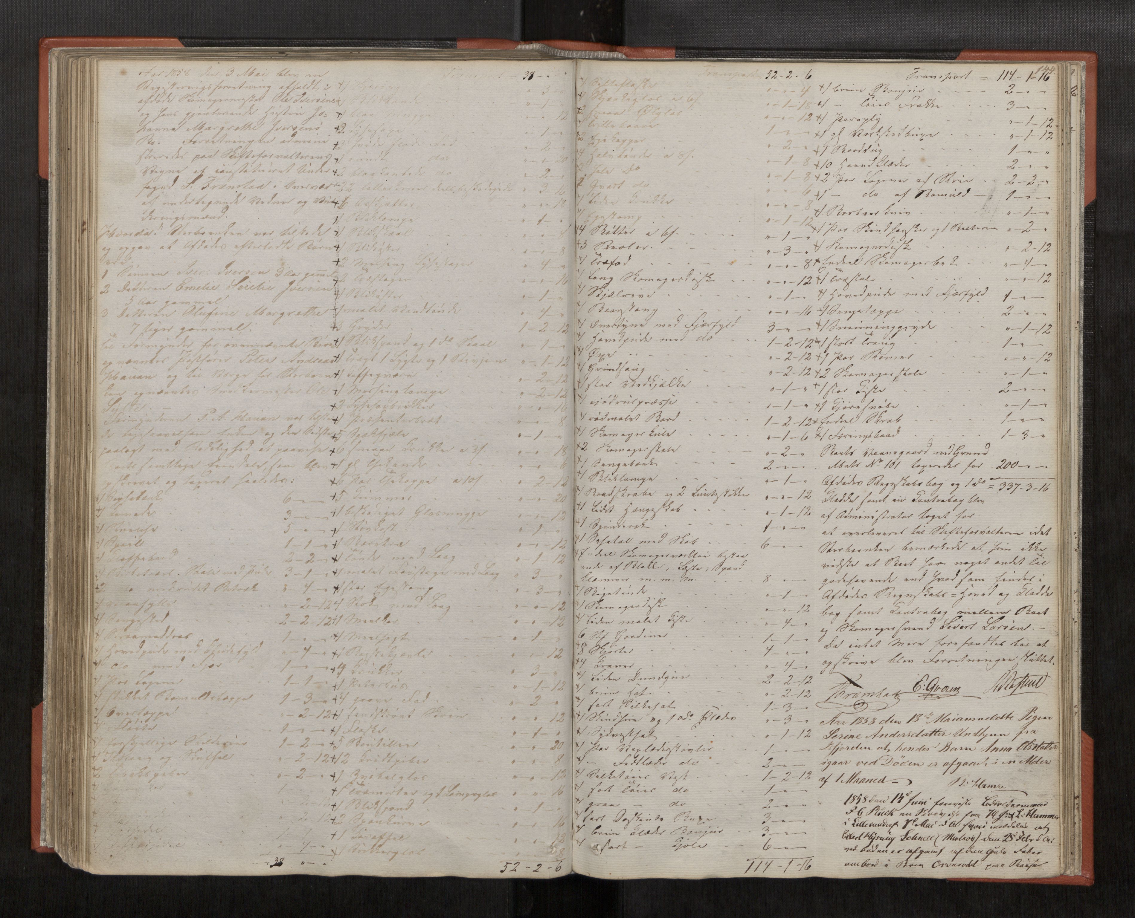 Molde byfogd, AV/SAT-A-0025/3/3C/L0001: Skifteregistreringsprotokoll, 1842-1866, s. 144