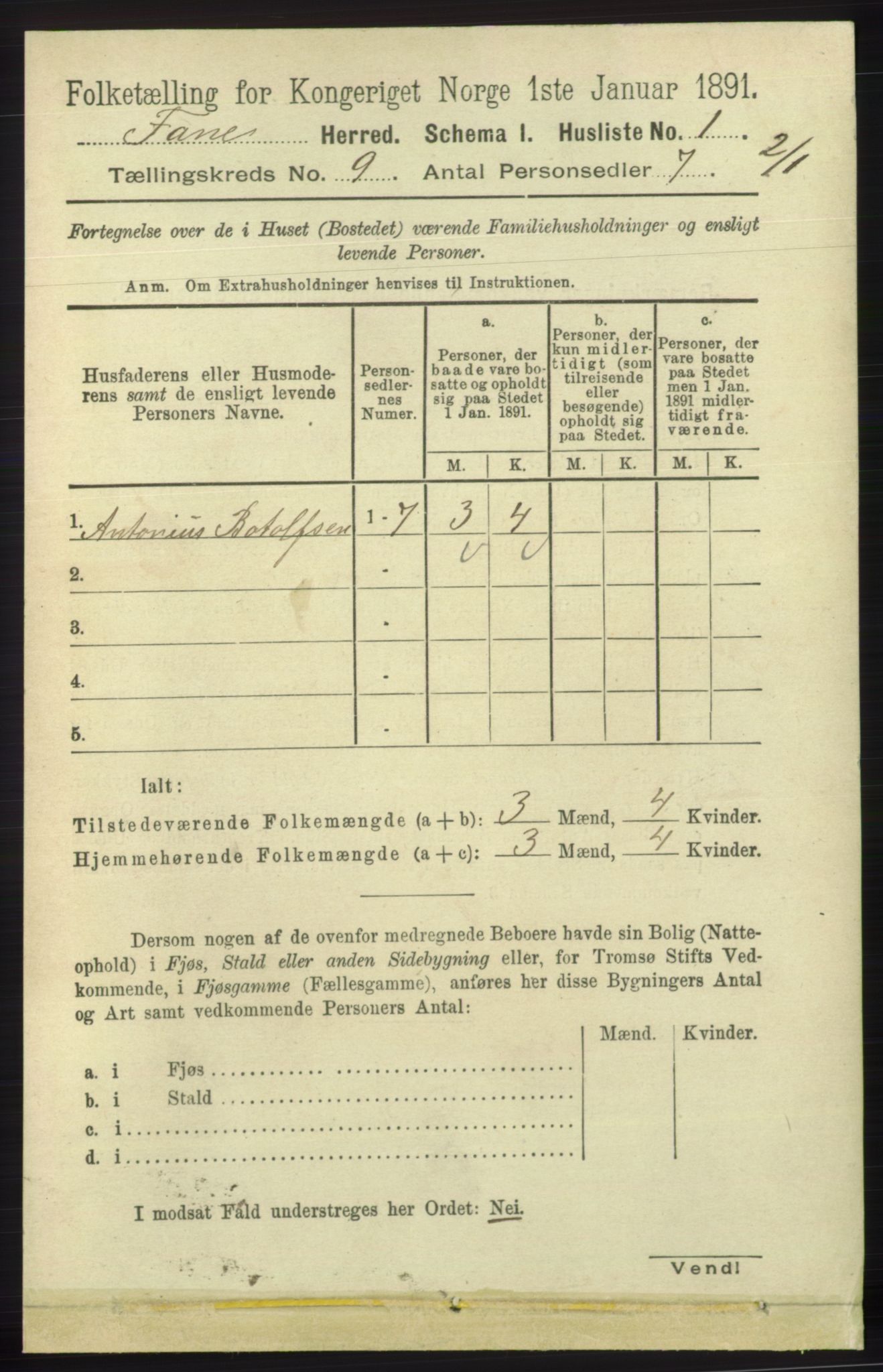 RA, Folketelling 1891 for 1249 Fana herred, 1891, s. 4753