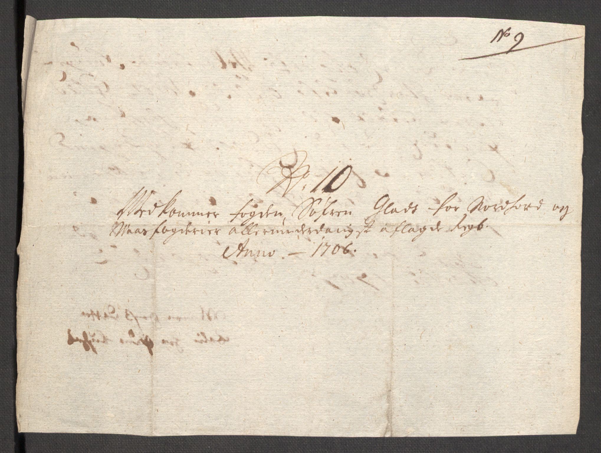 Rentekammeret inntil 1814, Reviderte regnskaper, Fogderegnskap, AV/RA-EA-4092/R51/L3188: Fogderegnskap Nordhordland og Voss, 1706-1707, s. 40