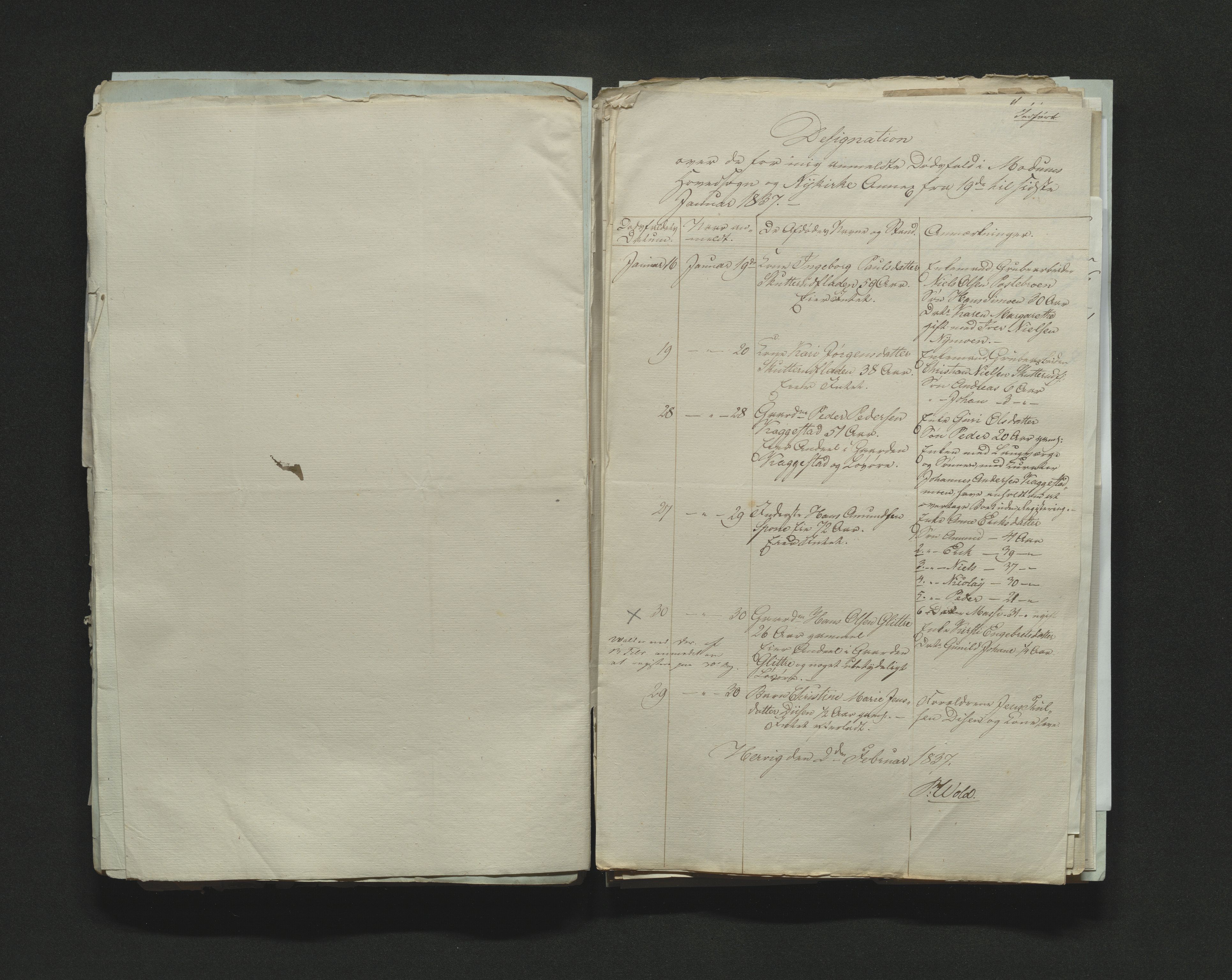 Eiker, Modum og Sigdal sorenskriveri, AV/SAKO-A-123/H/Ha/Hab/L0005: Dødsfallsmeldinger, 1837-1840
