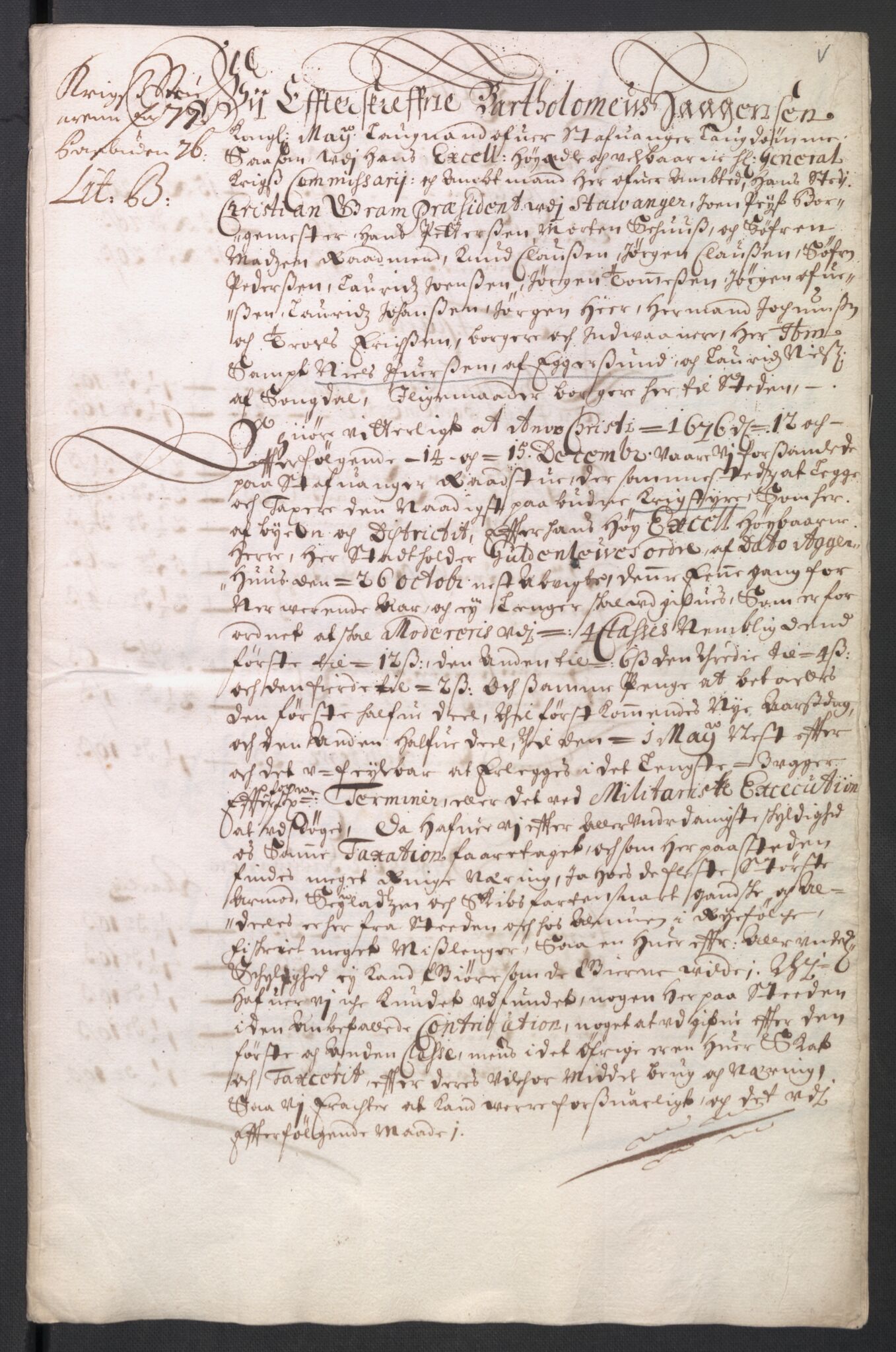 Rentekammeret inntil 1814, Reviderte regnskaper, Byregnskaper, AV/RA-EA-4066/R/Ro/L0300: [O3] Kontribusjonsregnskap, 1661-1678, s. 213