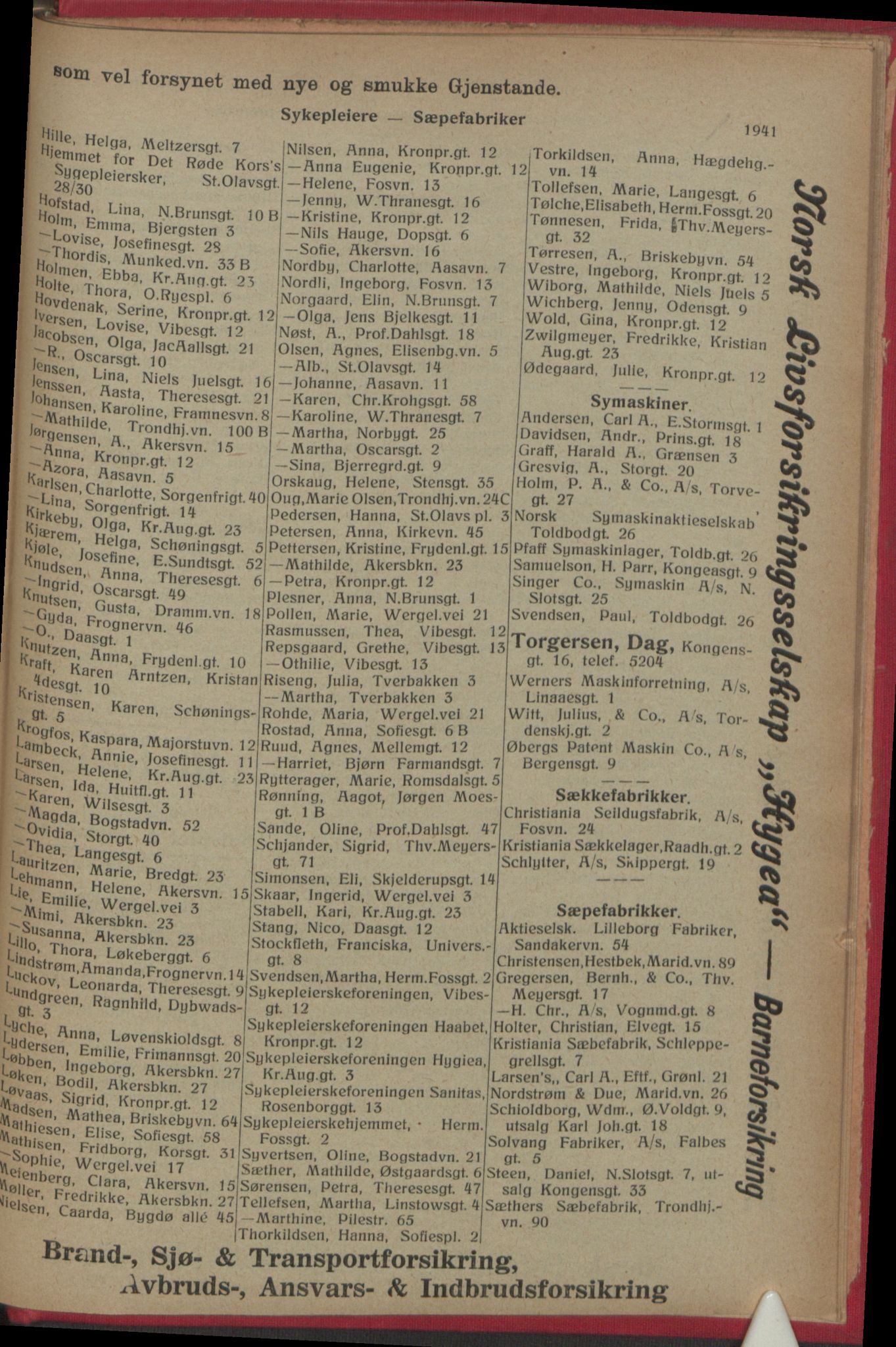 Kristiania/Oslo adressebok, PUBL/-, 1916, s. 1941