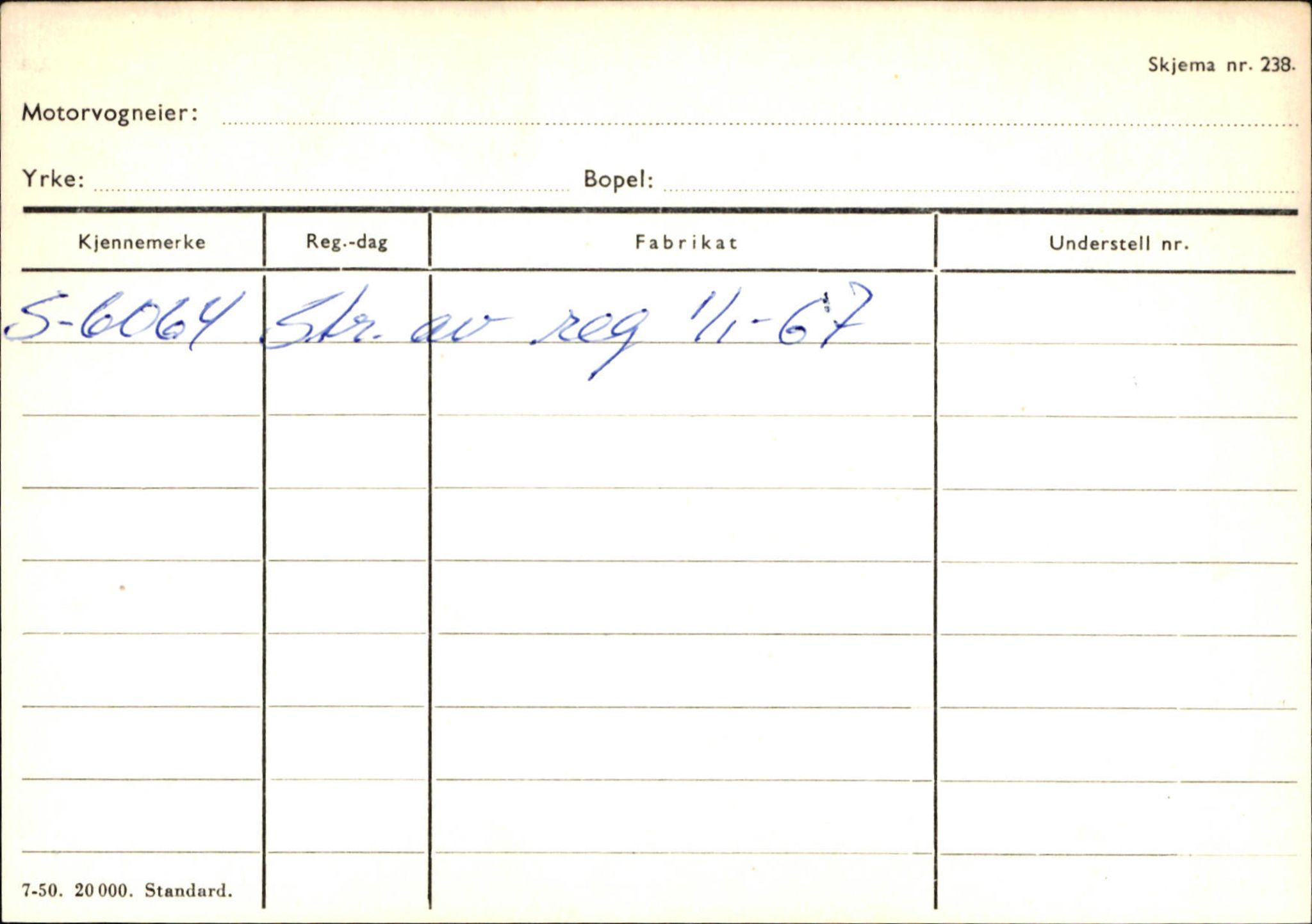 Statens vegvesen, Sogn og Fjordane vegkontor, AV/SAB-A-5301/4/F/L0144: Registerkort Vågsøy A-R, 1945-1975, s. 2013