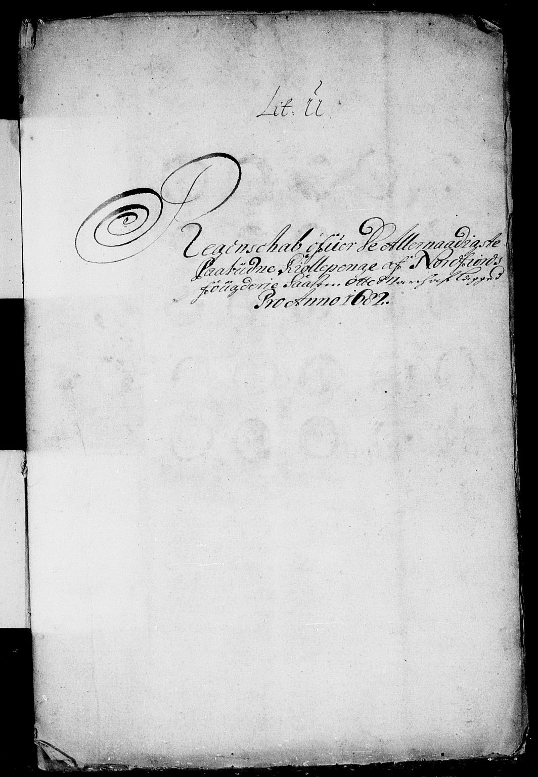 Rentekammeret inntil 1814, Reviderte regnskaper, Stiftamtstueregnskaper, Bergen stiftamt, RA/EA-6043/R/Rc/L0063: Bergen stiftamt, 1682