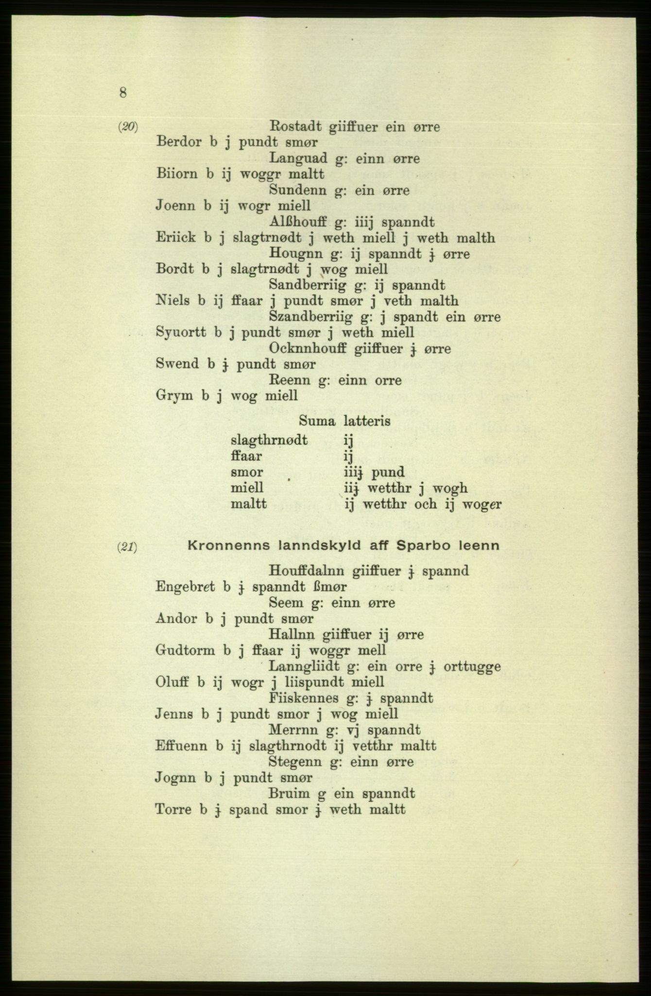 Publikasjoner utgitt av Arkivverket, PUBL/PUBL-001/C/0006: Bind 6: Rekneskapsbøker for Trondheims len 1548-1549 og 1557-1559, 1548-1559, s. 8