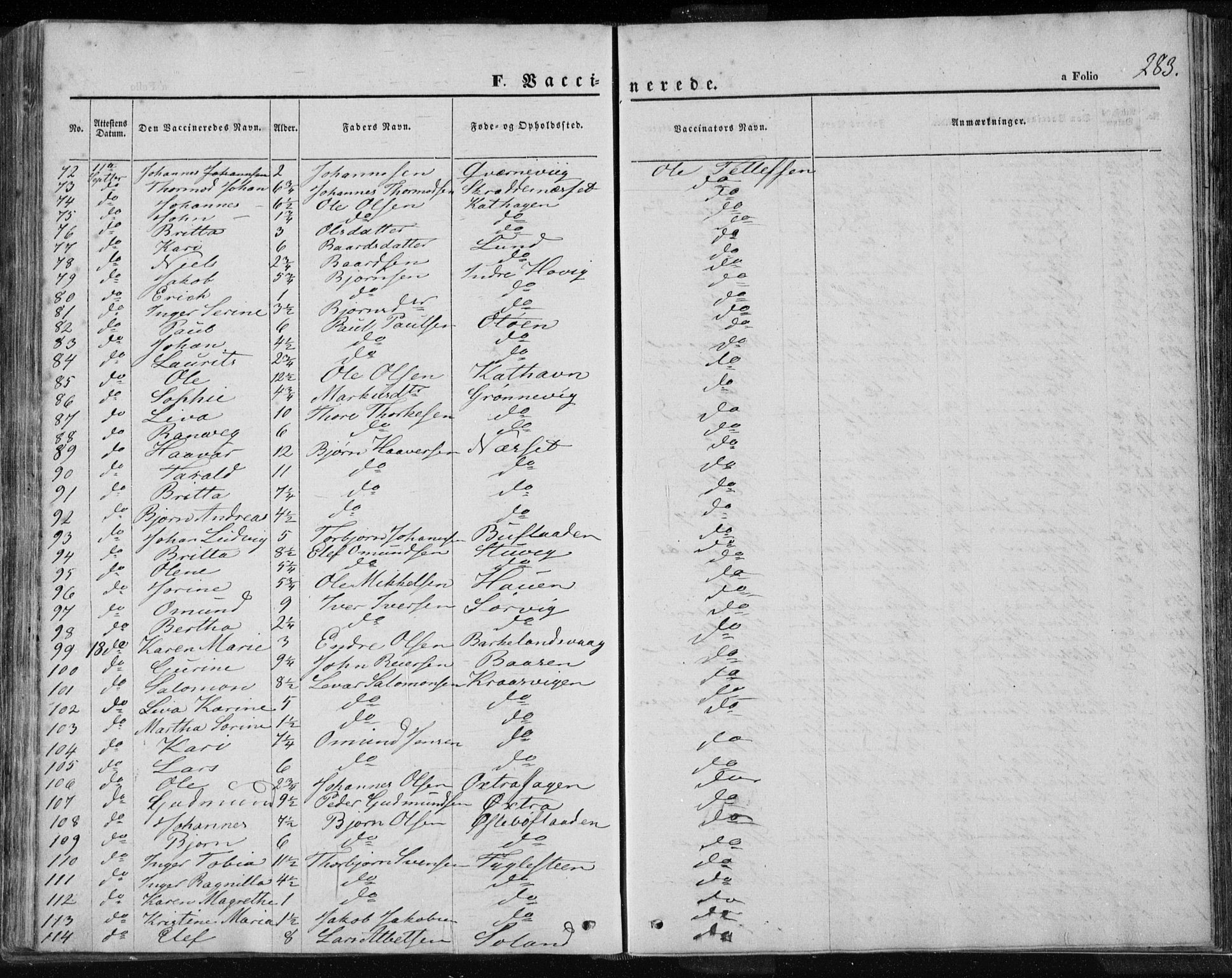 Jelsa sokneprestkontor, AV/SAST-A-101842/01/IV: Ministerialbok nr. A 7, 1854-1866, s. 283