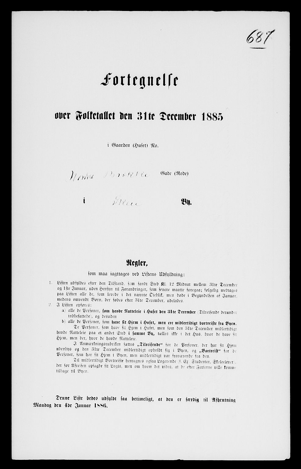 SAKO, Folketelling 1885 for 0806 Skien kjøpstad, 1885, s. 1381