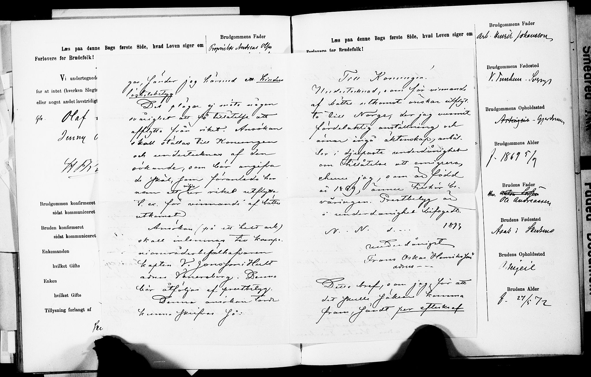 Sørum prestekontor Kirkebøker, AV/SAO-A-10303/H/Ha/L0001: Lysningsprotokoll nr. 1, 1887-1890
