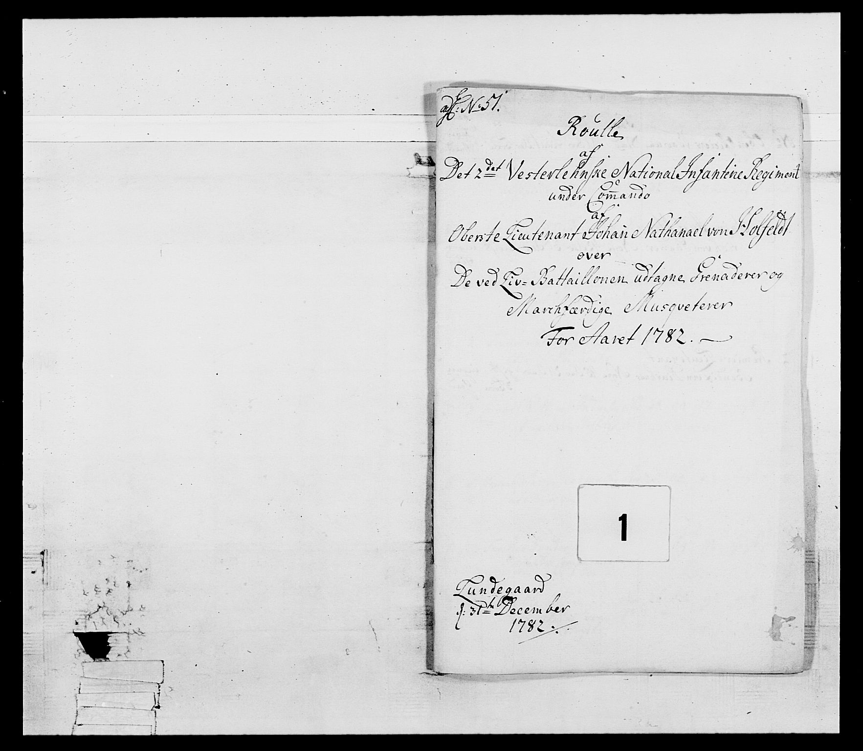 Generalitets- og kommissariatskollegiet, Det kongelige norske kommissariatskollegium, AV/RA-EA-5420/E/Eh/L0107: 2. Vesterlenske nasjonale infanteriregiment, 1782-1789, s. 10