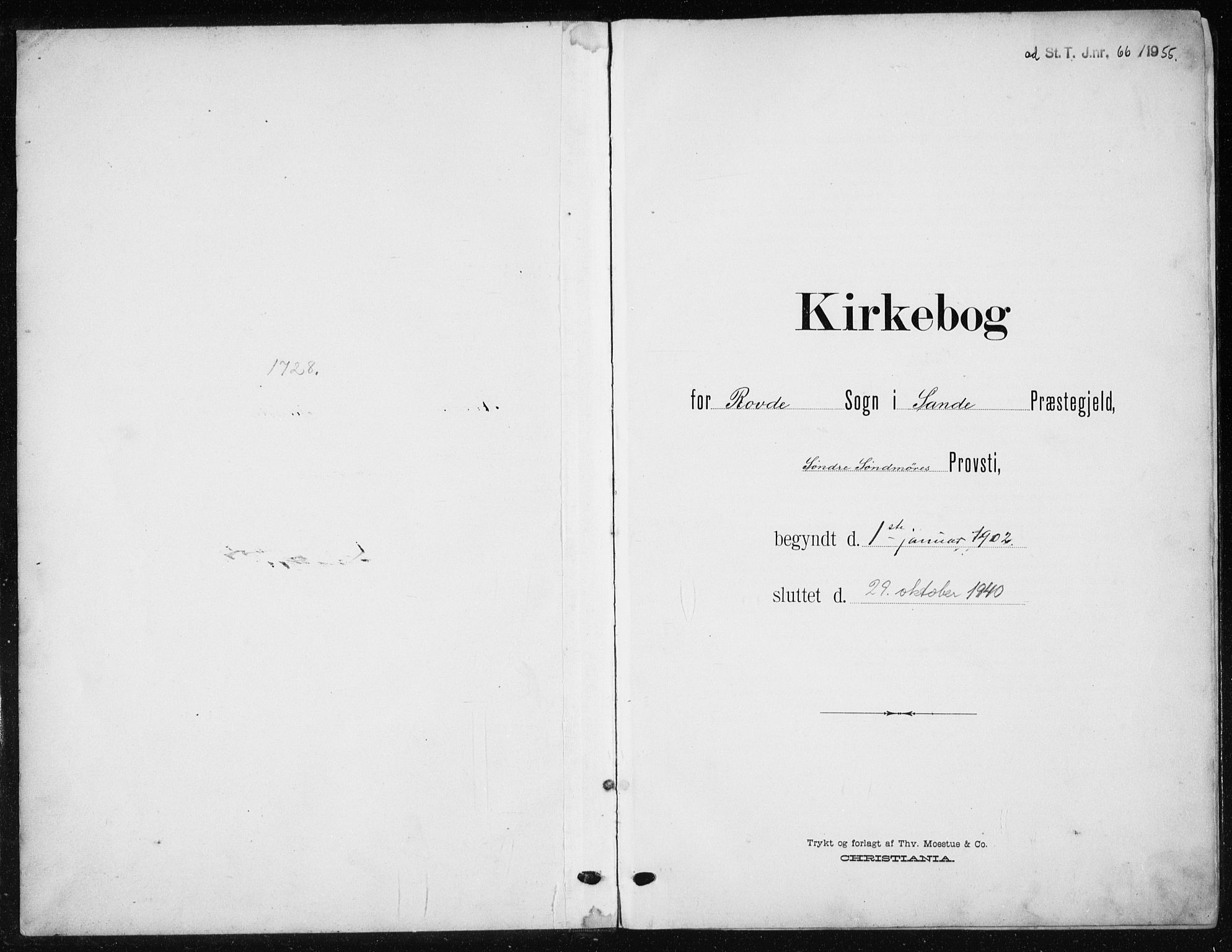 Ministerialprotokoller, klokkerbøker og fødselsregistre - Møre og Romsdal, SAT/A-1454/504/L0061: Klokkerbok nr. 504C03, 1902-1940