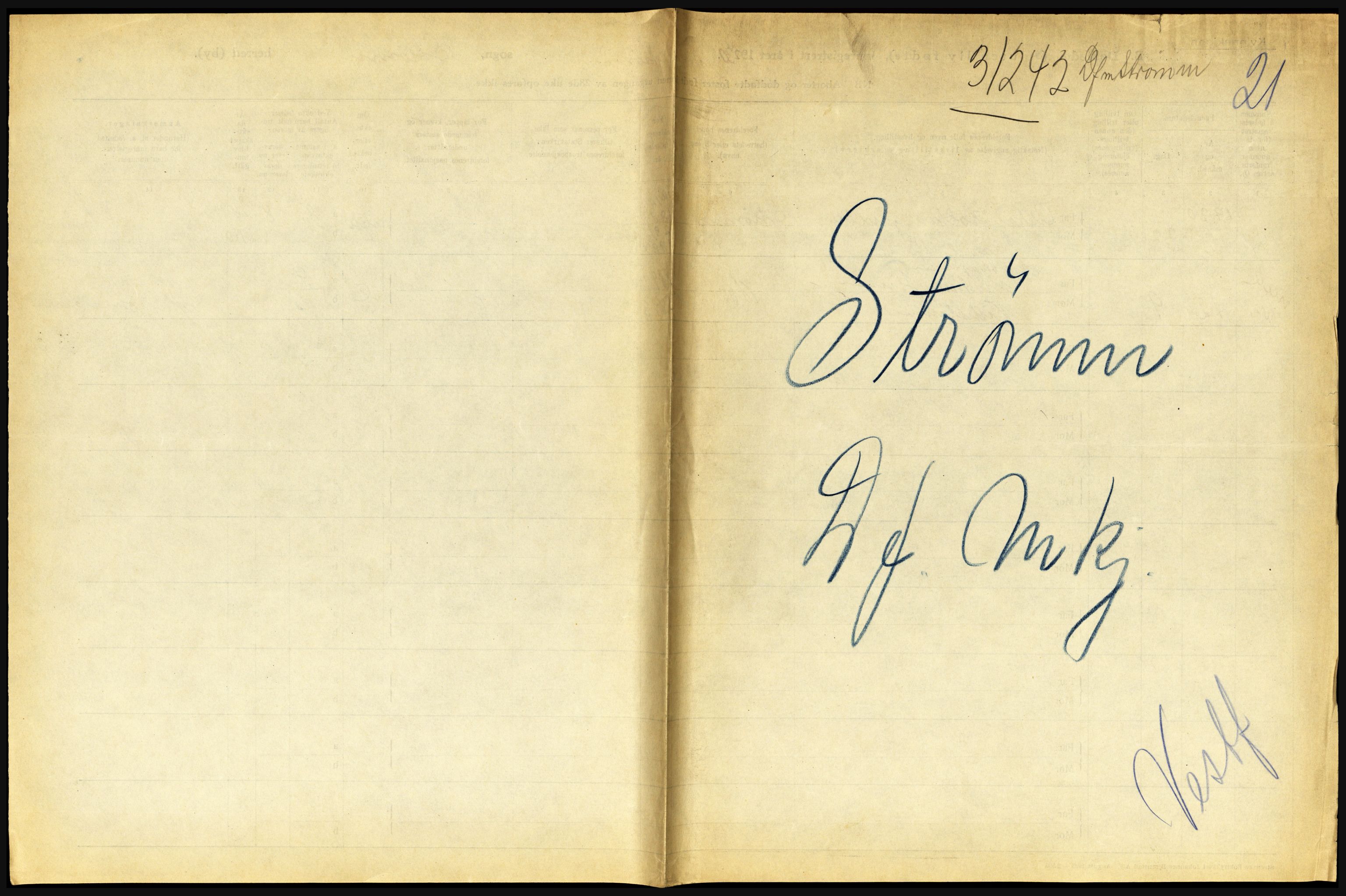 Statistisk sentralbyrå, Sosiodemografiske emner, Befolkning, RA/S-2228/D/Df/Dfc/Dfcj/L0017: Vestfold. Telemark, 1930, s. 225