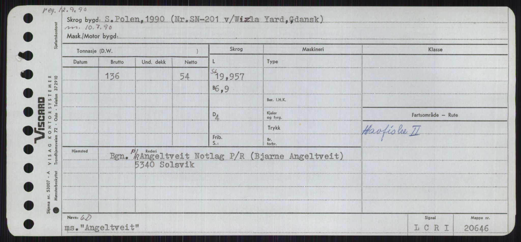 Sjøfartsdirektoratet med forløpere, Skipsmålingen, RA/S-1627/H/Ha/L0001/0001: Fartøy, A-Eig / Fartøy A-Bjøn, s. 257