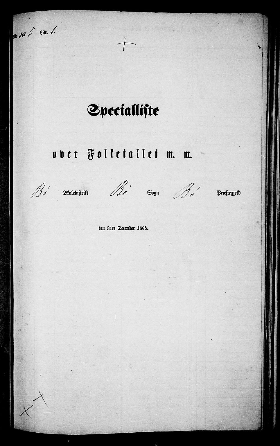 RA, Folketelling 1865 for 0821P Bø prestegjeld, 1865, s. 102