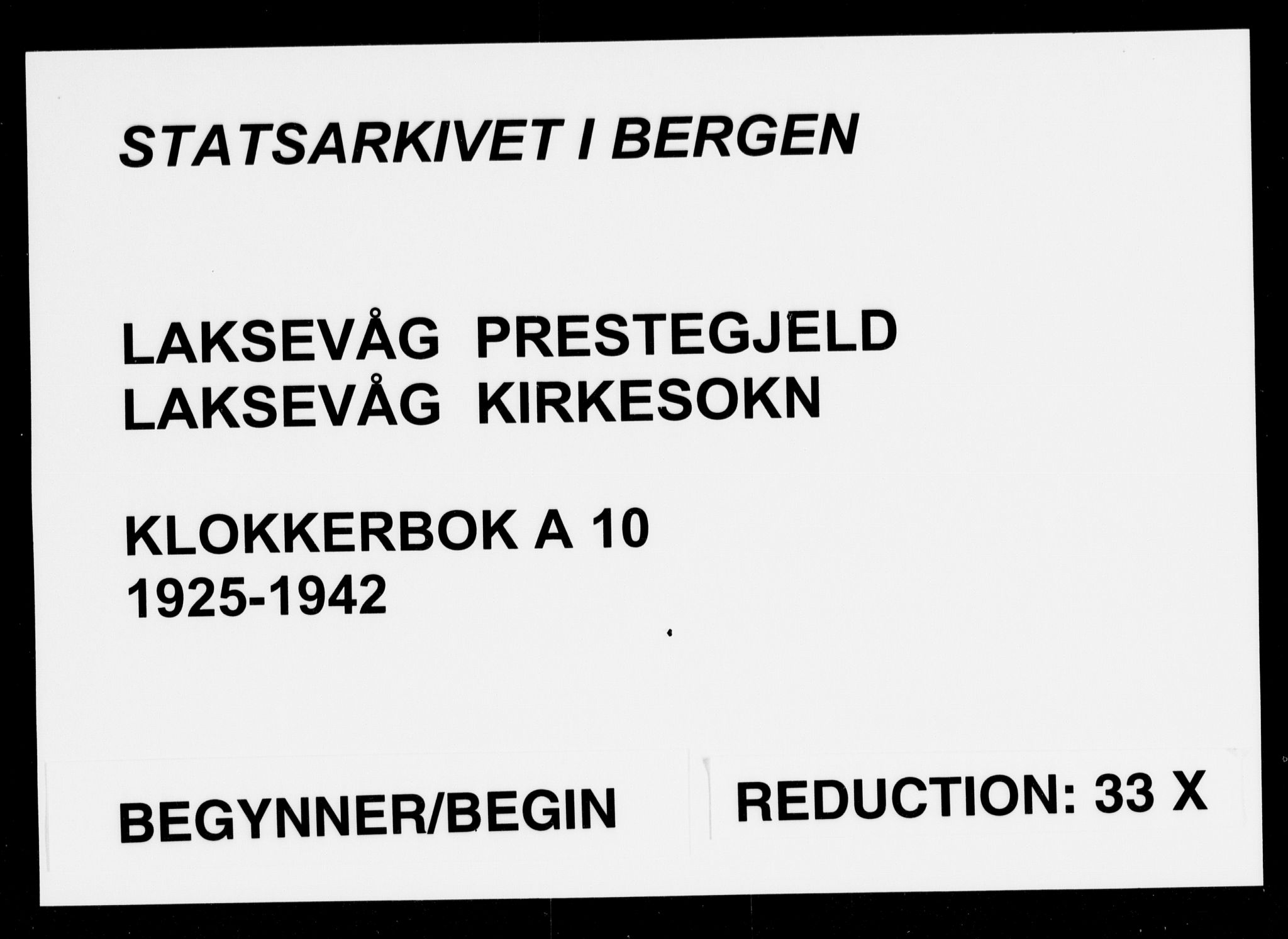 Laksevåg Sokneprestembete, AV/SAB-A-76501/H/Ha/Hab/Haba: Klokkerbok nr. A 10, 1925-1942