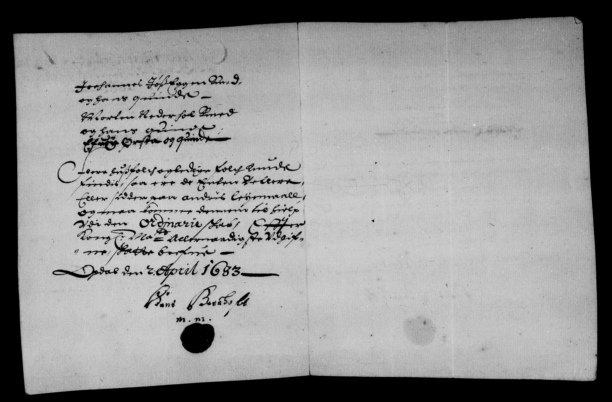 Rentekammeret inntil 1814, Reviderte regnskaper, Stiftamtstueregnskaper, Trondheim stiftamt og Nordland amt, AV/RA-EA-6044/R/Rg/L0072: Trondheim stiftamt og Nordland amt, 1683