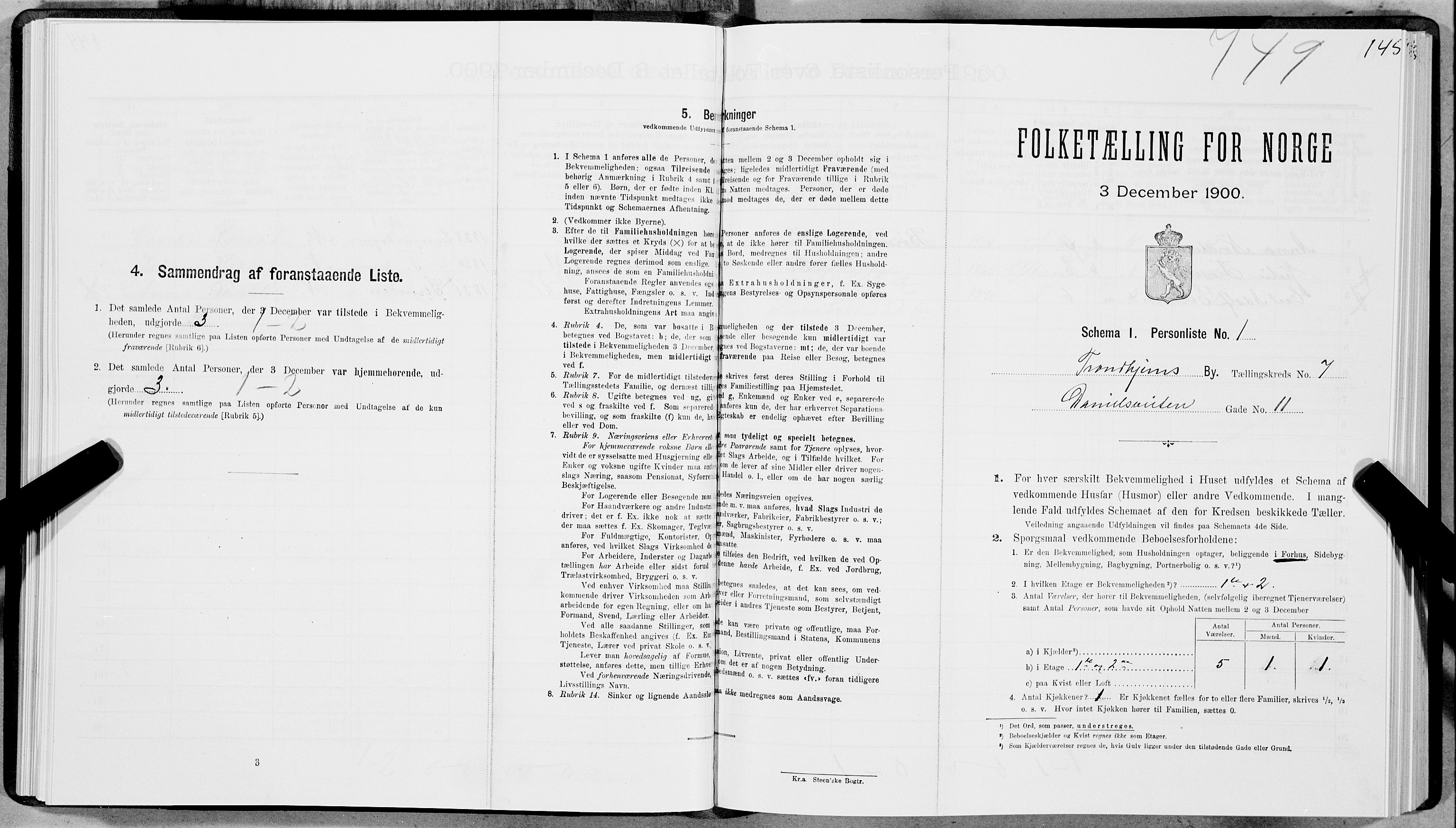 SAT, Folketelling 1900 for 1601 Trondheim kjøpstad, 1900, s. 1202