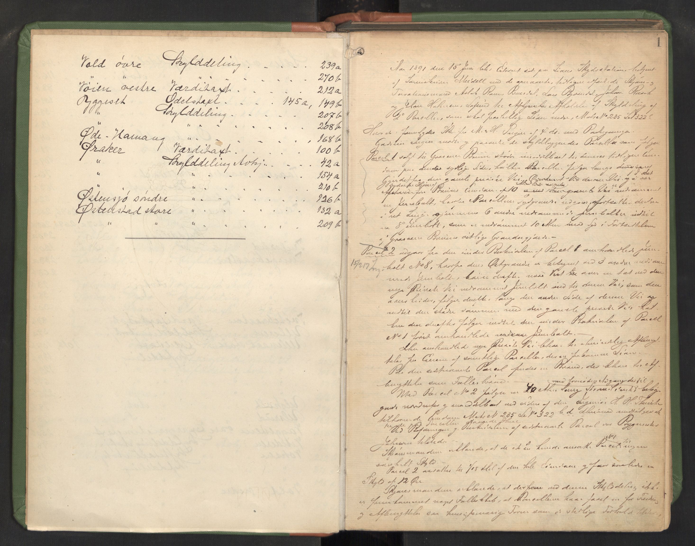 Aker sorenskriveri, AV/SAO-A-10895/F/Fc/Fcb/L0065: Ekstrarettsprotokoll, 1890-1897, s. 0b-1a