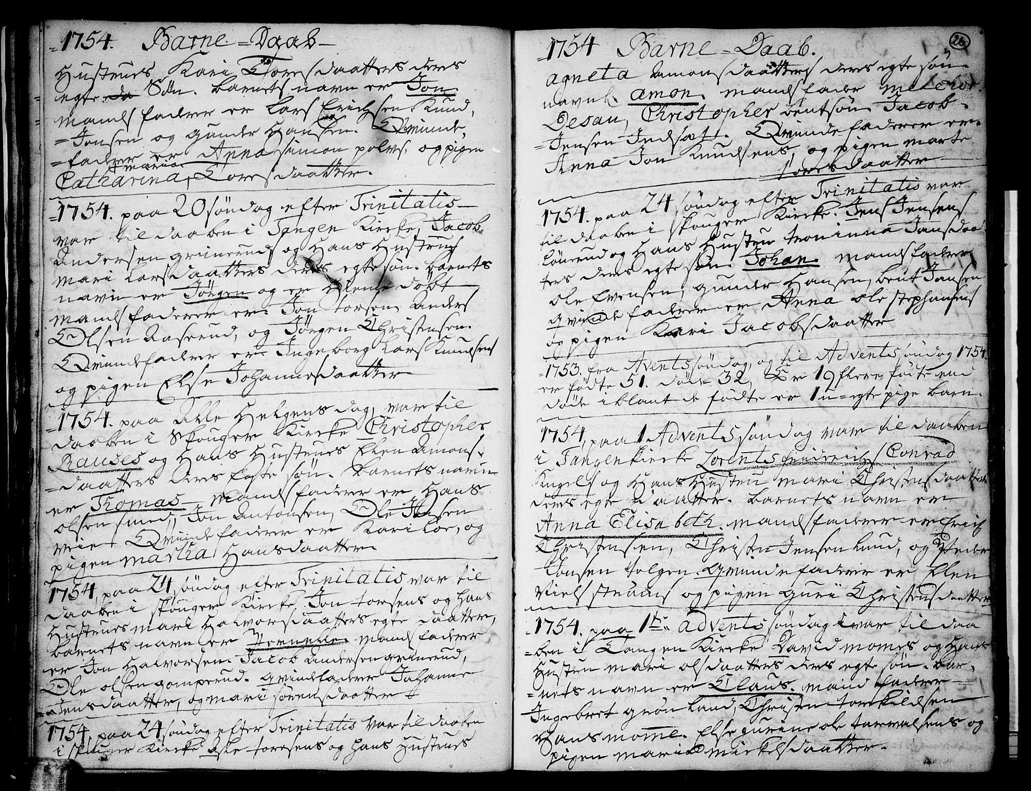 Skoger kirkebøker, AV/SAKO-A-59/G/Gb/L0002: Klokkerbok nr. II 2, 1753-1795, s. 26