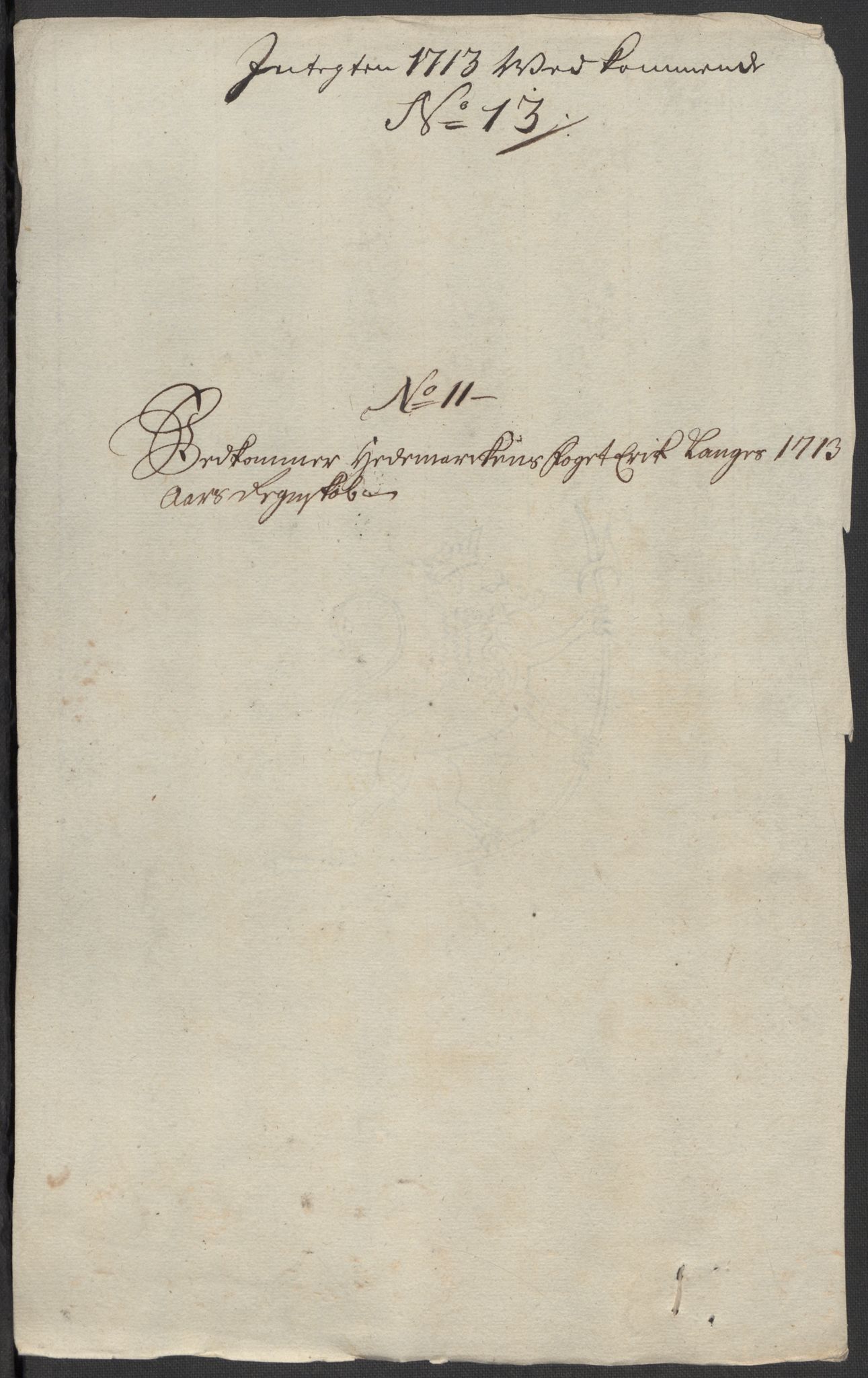 Rentekammeret inntil 1814, Reviderte regnskaper, Fogderegnskap, RA/EA-4092/R16/L1050: Fogderegnskap Hedmark, 1713, s. 295