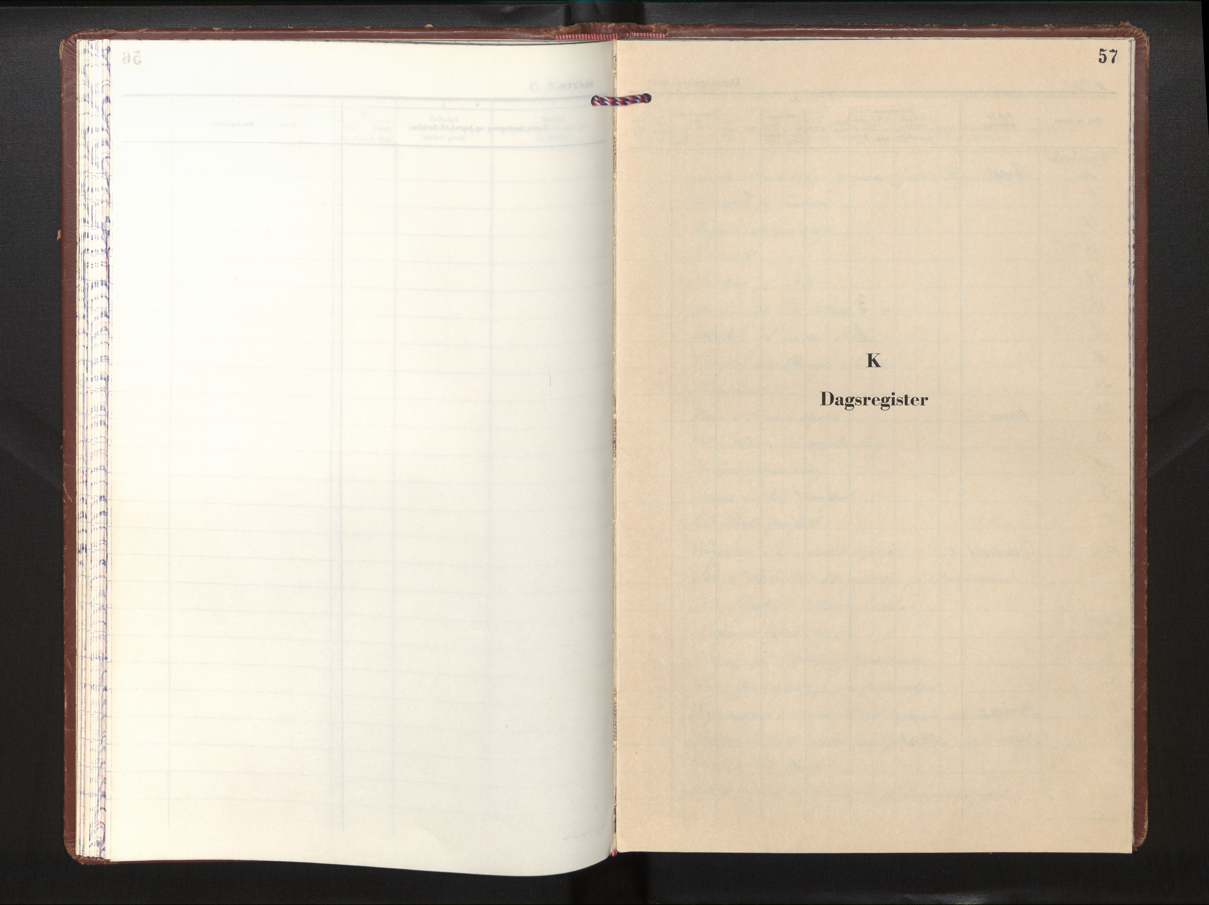 Gloppen sokneprestembete, SAB/A-80101/H/Hac/L0007: Residerende kapellans bok nr. A 7, 1962-1977, s. 56b-57a