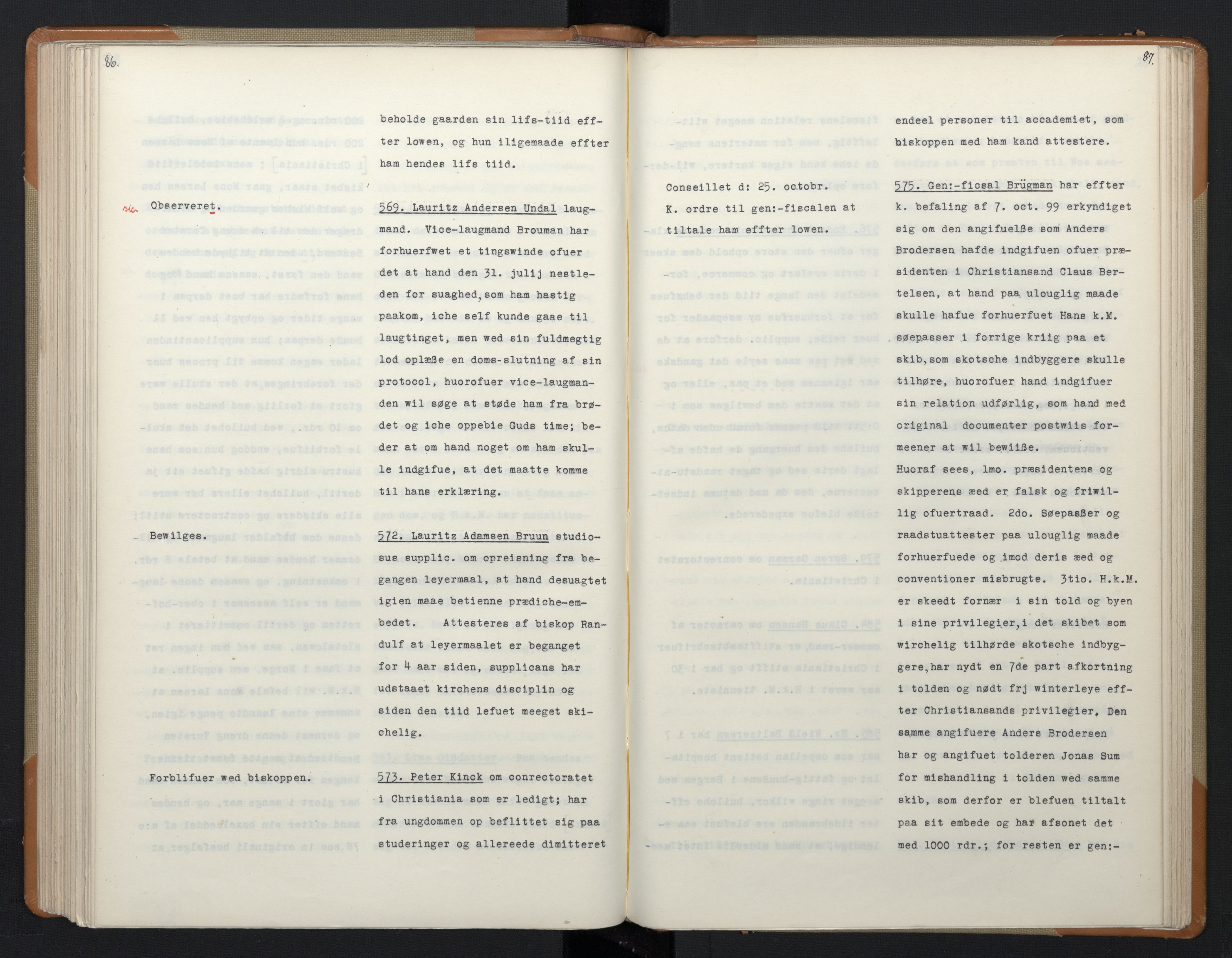 Avskriftsamlingen, RA/EA-4022/F/Fa/L0071: Supplikker, 1703, s. 170
