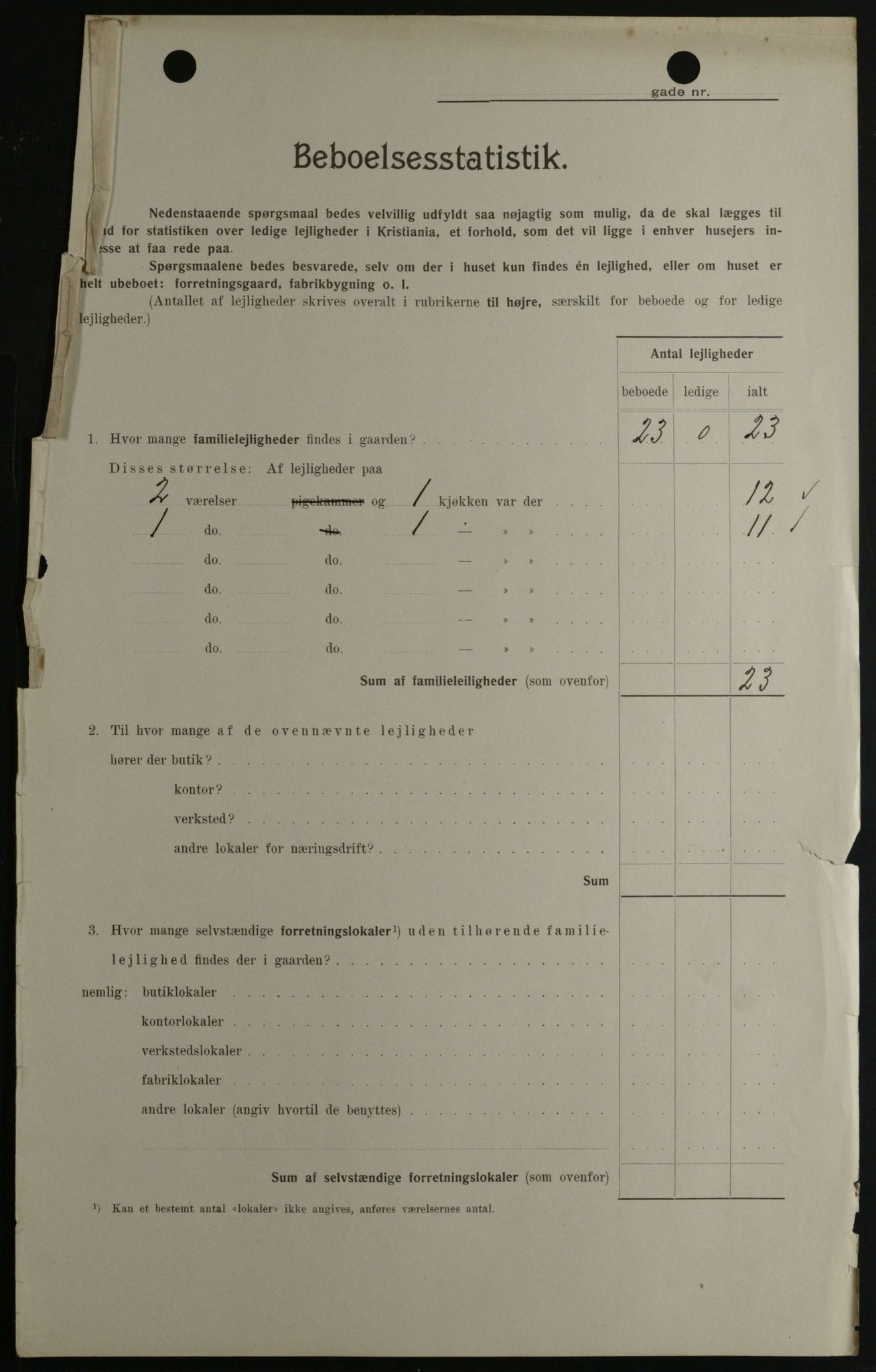 OBA, Kommunal folketelling 1.2.1908 for Kristiania kjøpstad, 1908, s. 73758