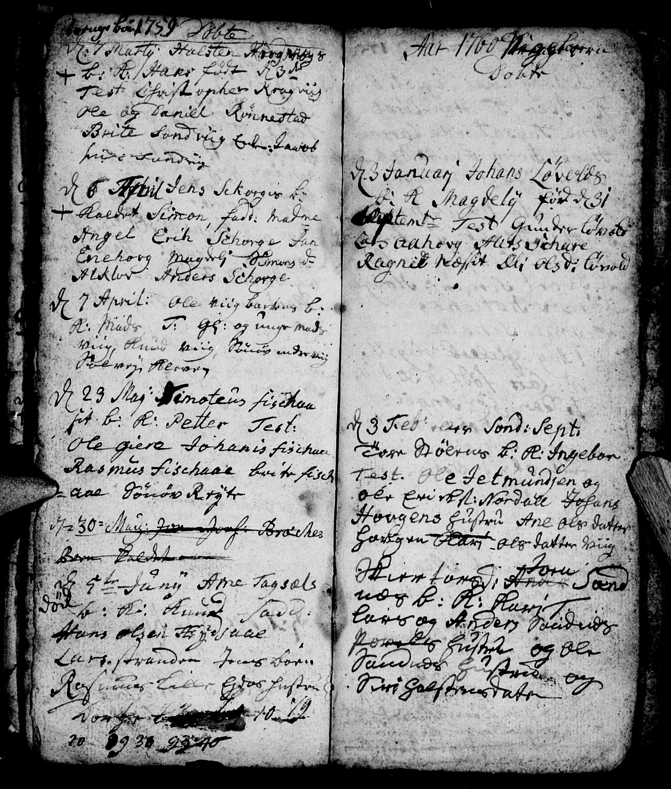 Ministerialprotokoller, klokkerbøker og fødselsregistre - Møre og Romsdal, AV/SAT-A-1454/501/L0001: Ministerialbok nr. 501A01, 1742-1760