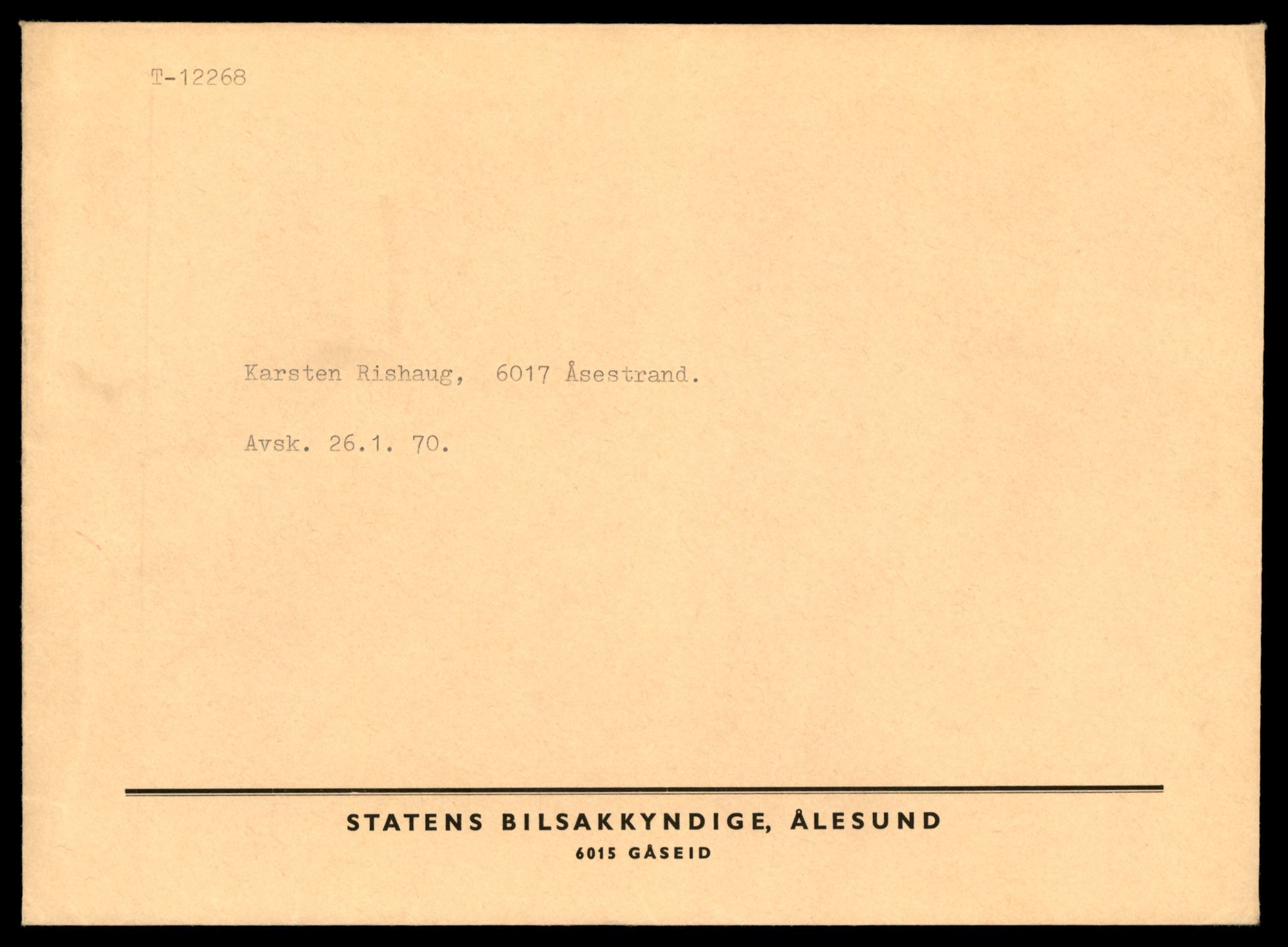 Møre og Romsdal vegkontor - Ålesund trafikkstasjon, AV/SAT-A-4099/F/Fe/L0033: Registreringskort for kjøretøy T 12151 - T 12474, 1927-1998, s. 2649