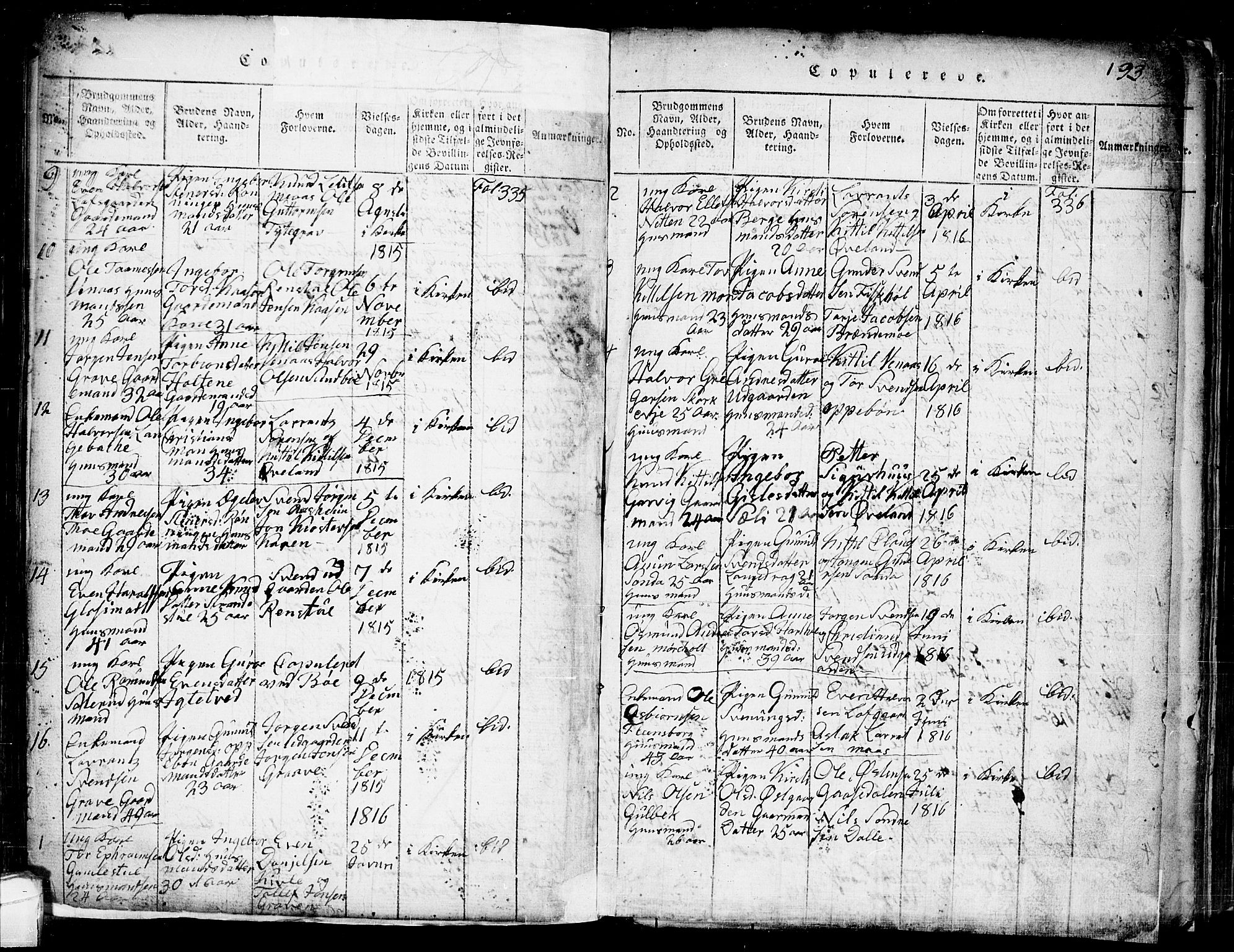 Seljord kirkebøker, AV/SAKO-A-20/G/Ga/L0001: Klokkerbok nr. I 1, 1815-1854, s. 193