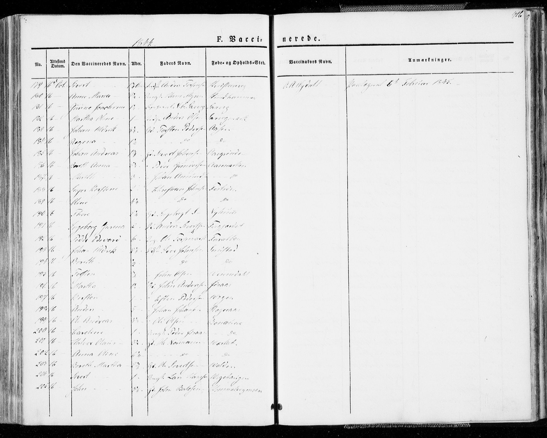 Ministerialprotokoller, klokkerbøker og fødselsregistre - Sør-Trøndelag, SAT/A-1456/606/L0290: Ministerialbok nr. 606A05, 1841-1847, s. 416