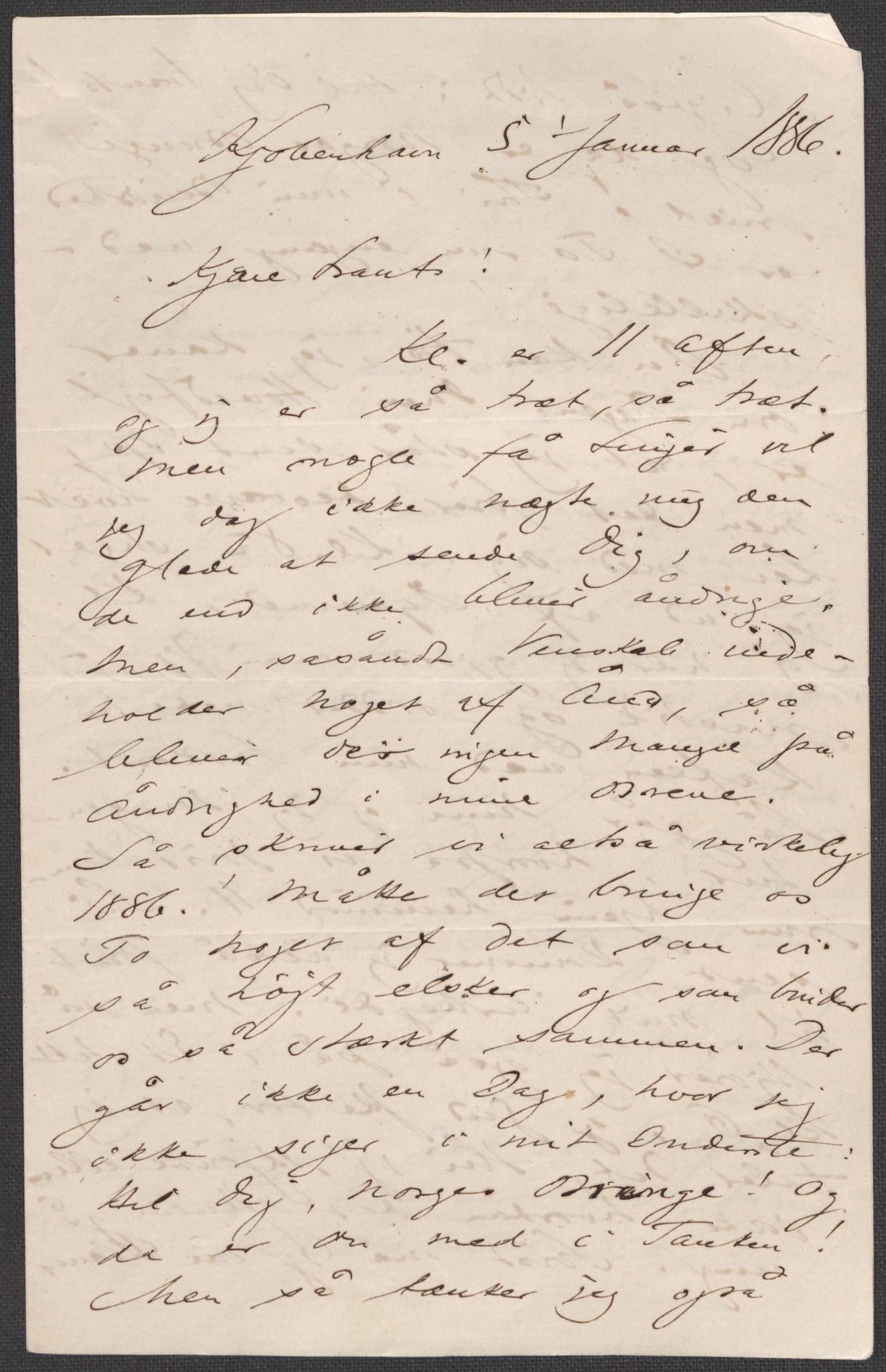 Beyer, Frants, RA/PA-0132/F/L0001: Brev fra Edvard Grieg til Frantz Beyer og "En del optegnelser som kan tjene til kommentar til brevene" av Marie Beyer, 1872-1907, s. 161