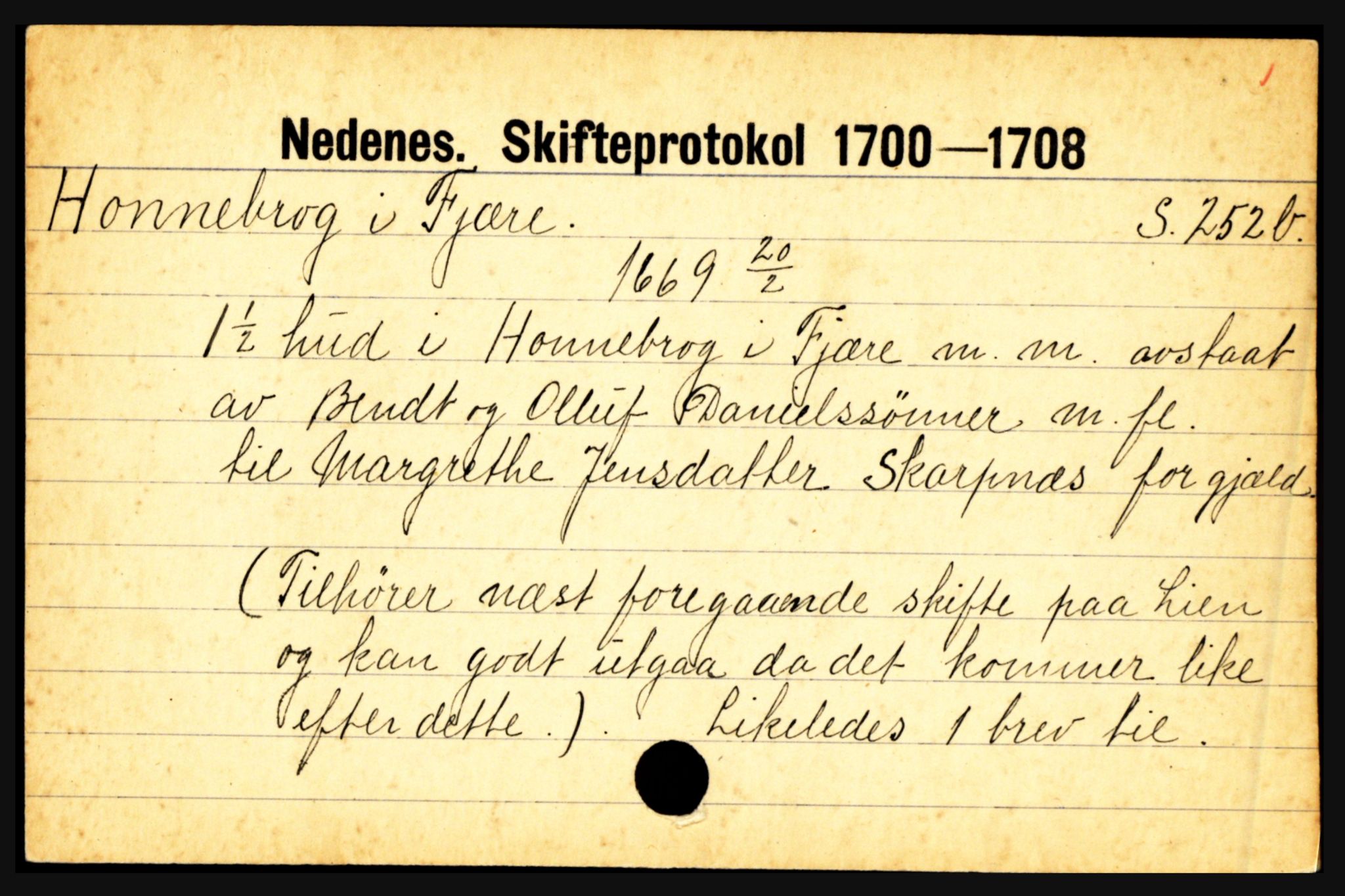 Nedenes sorenskriveri før 1824, AV/SAK-1221-0007/H, s. 12883