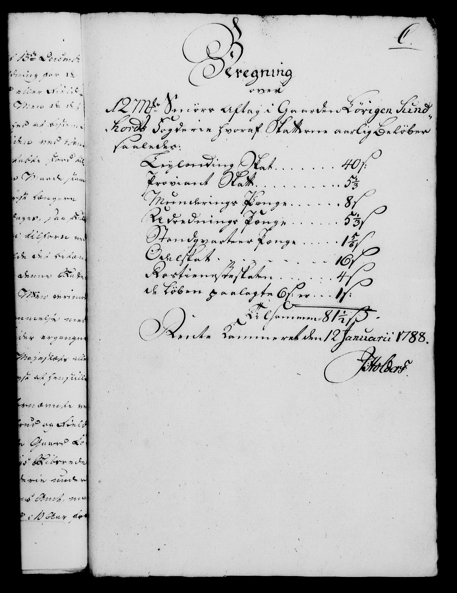 Rentekammeret, Kammerkanselliet, RA/EA-3111/G/Gf/Gfa/L0070: Norsk relasjons- og resolusjonsprotokoll (merket RK 52.70), 1788, s. 76