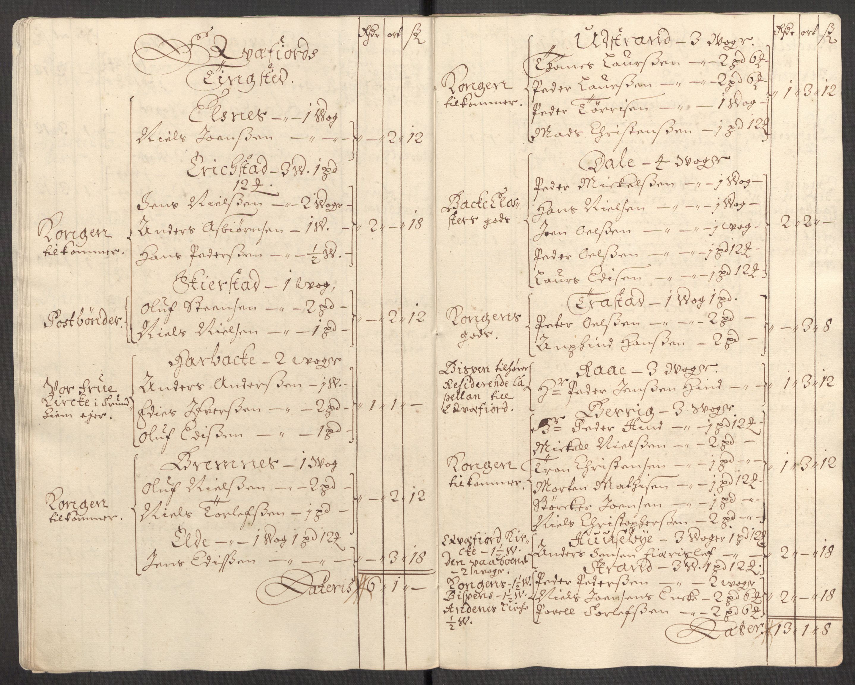 Rentekammeret inntil 1814, Reviderte regnskaper, Fogderegnskap, AV/RA-EA-4092/R68/L4756: Fogderegnskap Senja og Troms, 1705-1707, s. 108