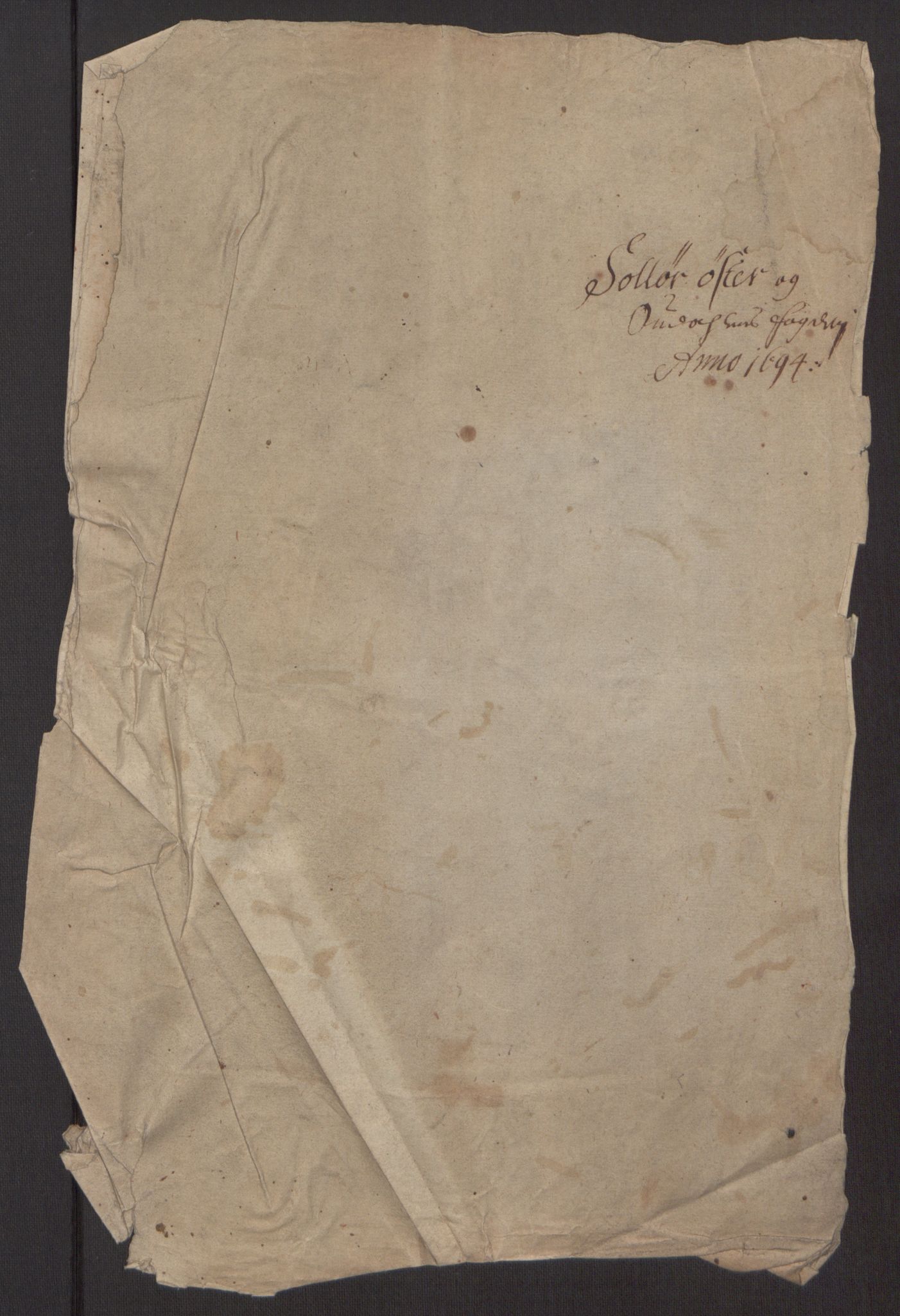 Rentekammeret inntil 1814, Reviderte regnskaper, Fogderegnskap, AV/RA-EA-4092/R13/L0833: Fogderegnskap Solør, Odal og Østerdal, 1695, s. 7