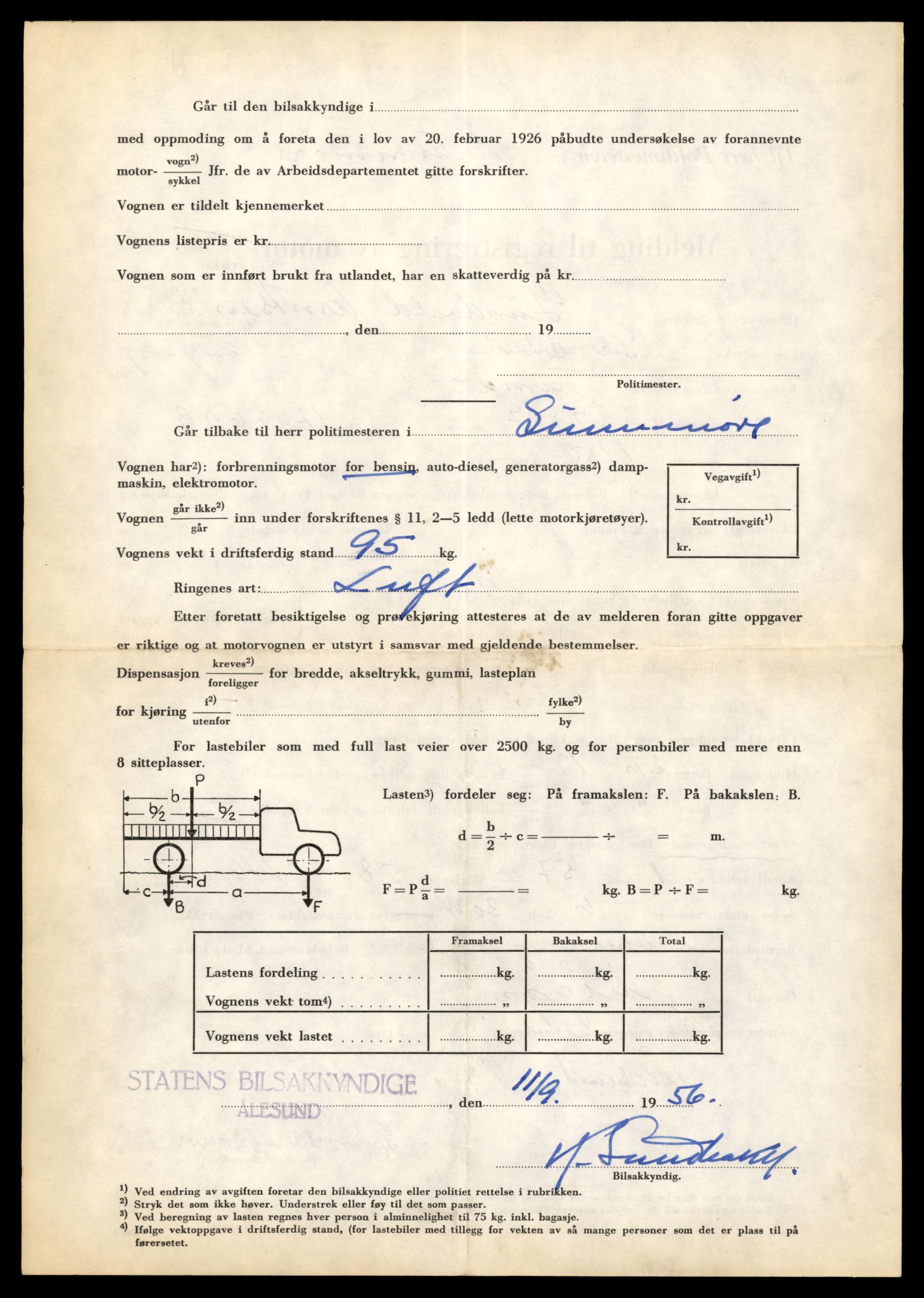 Møre og Romsdal vegkontor - Ålesund trafikkstasjon, AV/SAT-A-4099/F/Fe/L0040: Registreringskort for kjøretøy T 13531 - T 13709, 1927-1998, s. 563