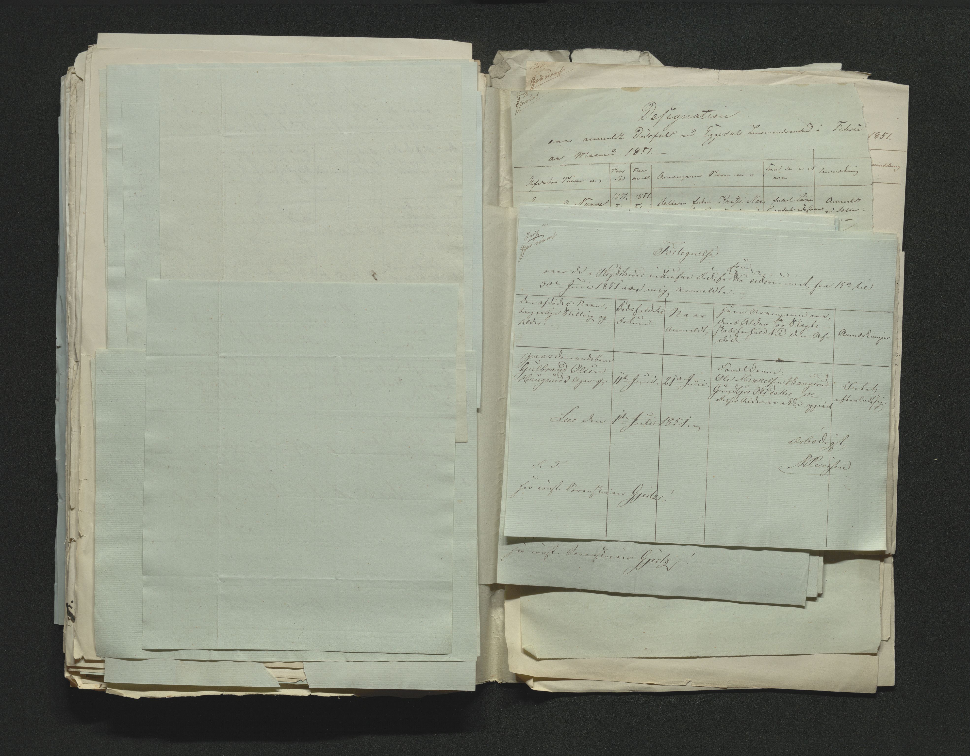 Eiker, Modum og Sigdal sorenskriveri, AV/SAKO-A-123/H/Ha/Hab/L0008: Dødsfallsmeldinger, 1850-1853