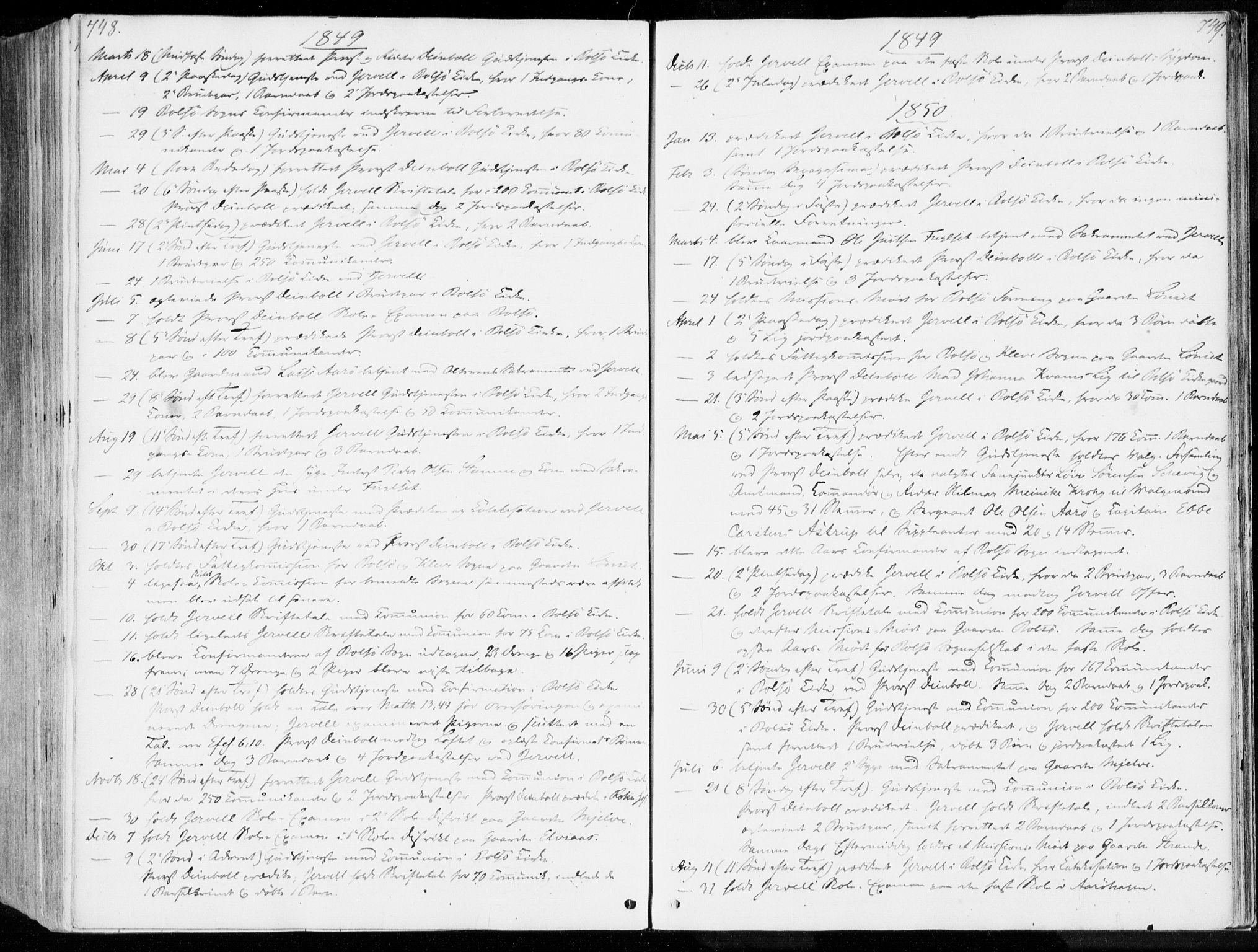 Ministerialprotokoller, klokkerbøker og fødselsregistre - Møre og Romsdal, AV/SAT-A-1454/555/L0653: Ministerialbok nr. 555A04, 1843-1869, s. 748-749
