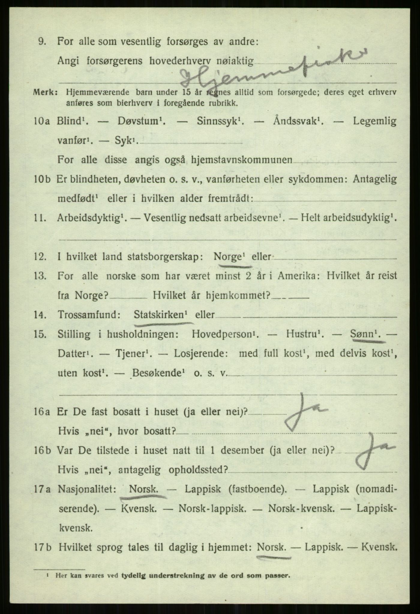 SATØ, Folketelling 1920 for 1936 Karlsøy herred, 1920, s. 1702