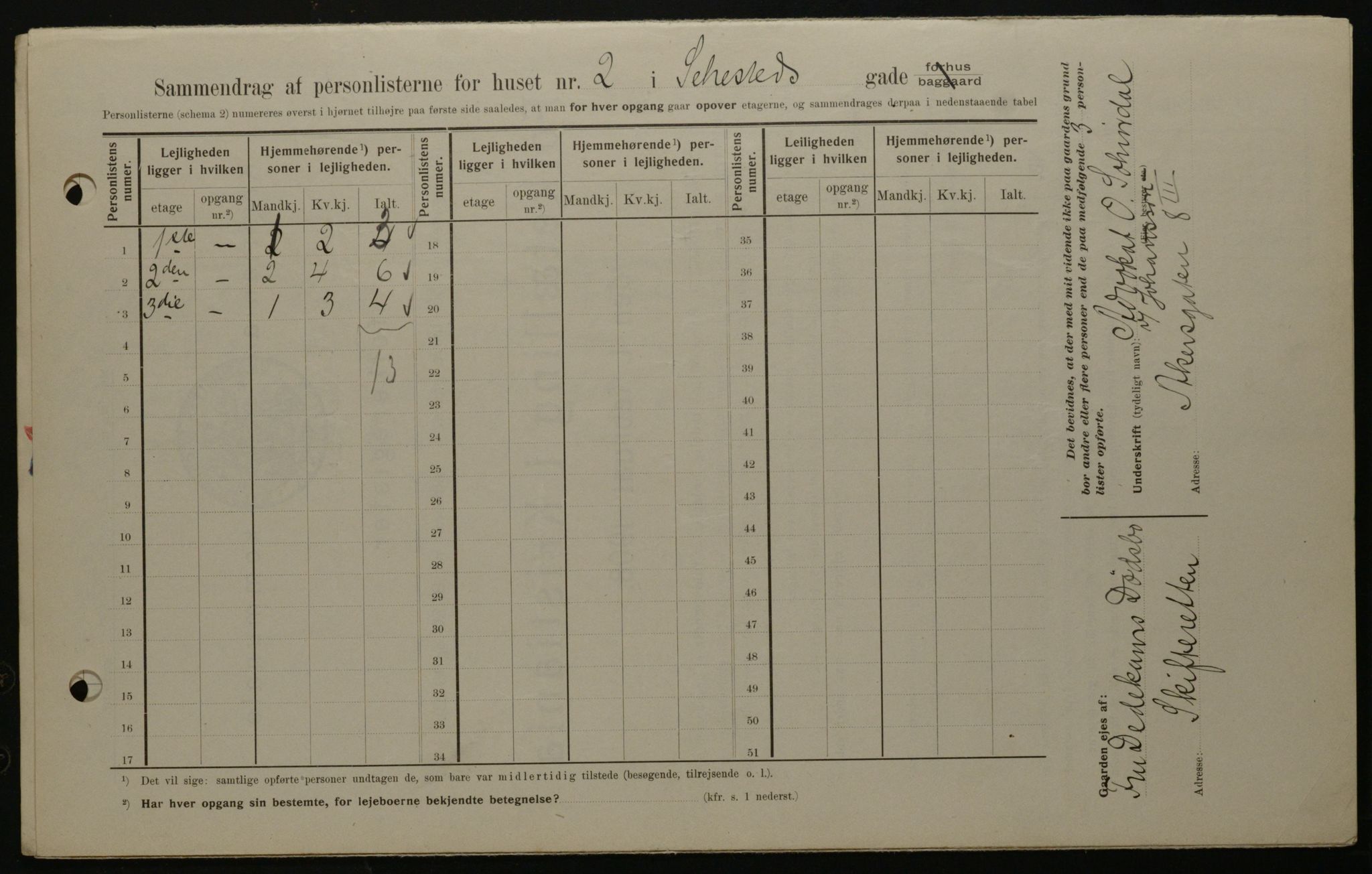 OBA, Kommunal folketelling 1.2.1908 for Kristiania kjøpstad, 1908, s. 84386