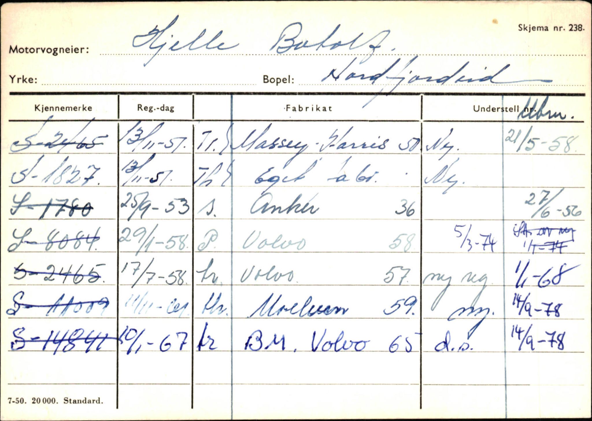 Statens vegvesen, Sogn og Fjordane vegkontor, AV/SAB-A-5301/4/F/L0129: Eigarregistrer Eid A-S, 1945-1975, s. 911