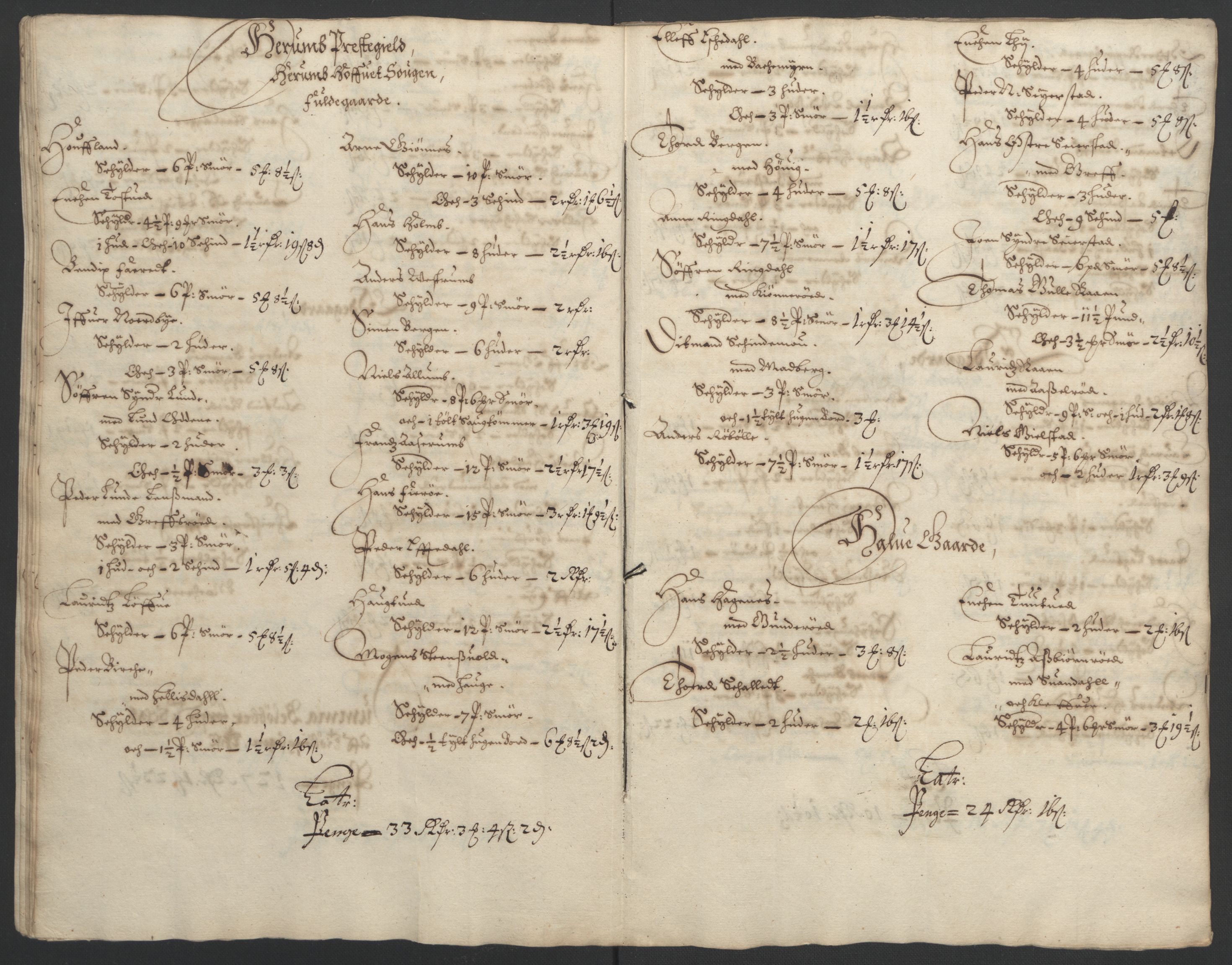 Rentekammeret inntil 1814, Reviderte regnskaper, Fogderegnskap, AV/RA-EA-4092/R33/L1965: Fogderegnskap Larvik grevskap, 1669-1670, s. 45