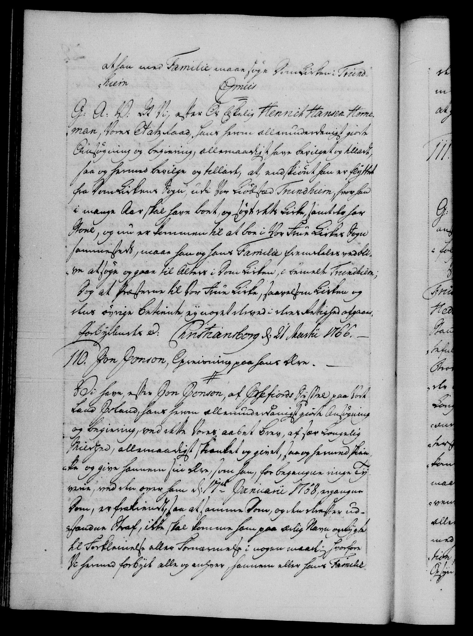 Danske Kanselli 1572-1799, AV/RA-EA-3023/F/Fc/Fca/Fcaa/L0043: Norske registre, 1766-1768, s. 29b
