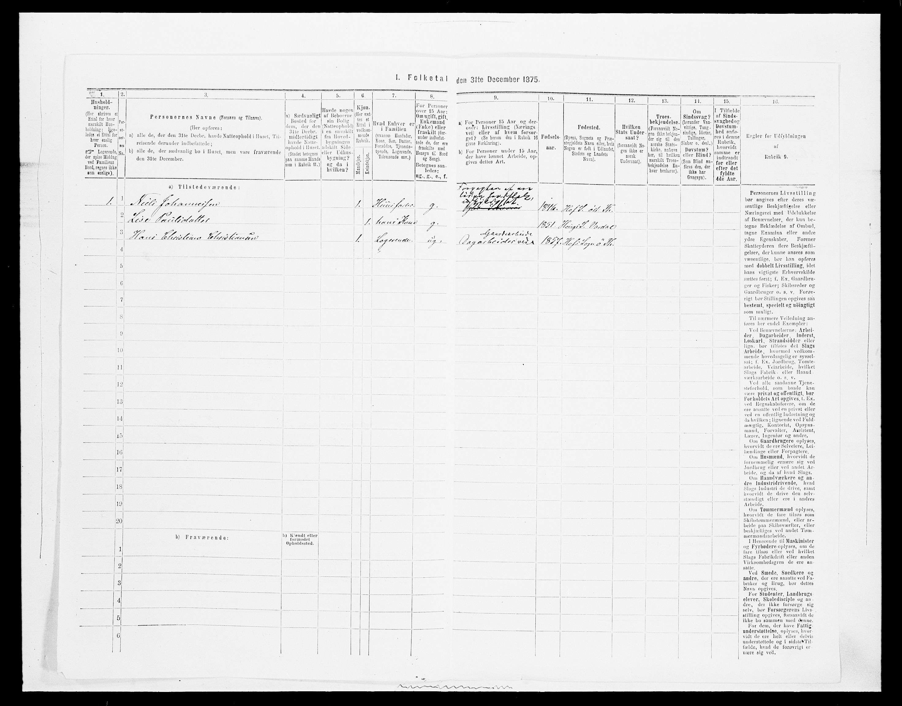 SAH, Folketelling 1875 for 0529P Vestre Toten prestegjeld, 1875, s. 565