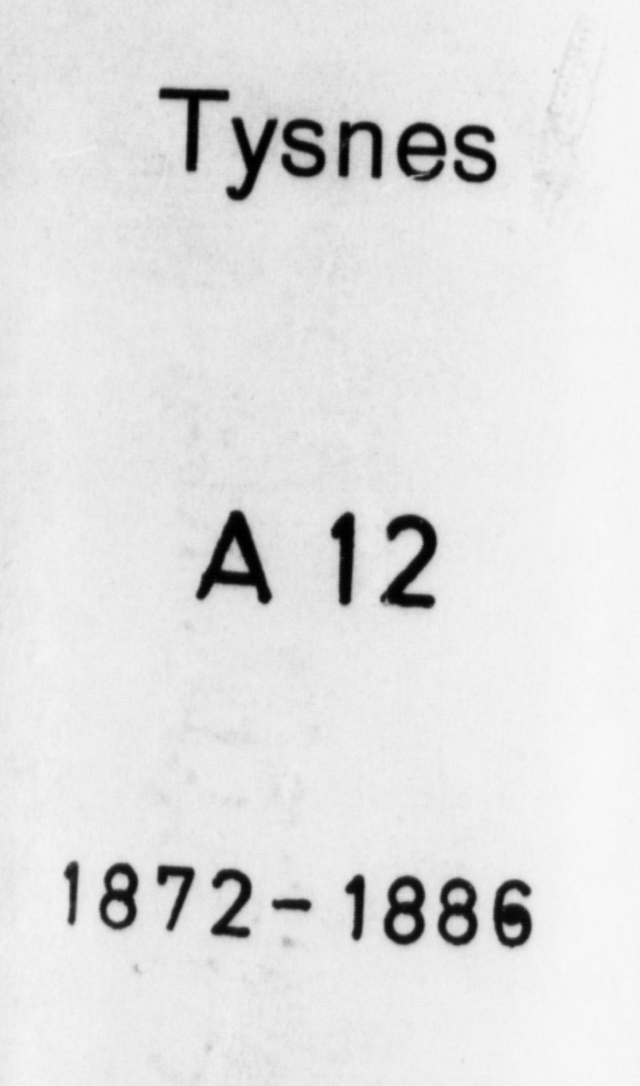 Tysnes sokneprestembete, SAB/A-78601/H/Haa: Ministerialbok nr. A 12, 1872-1886