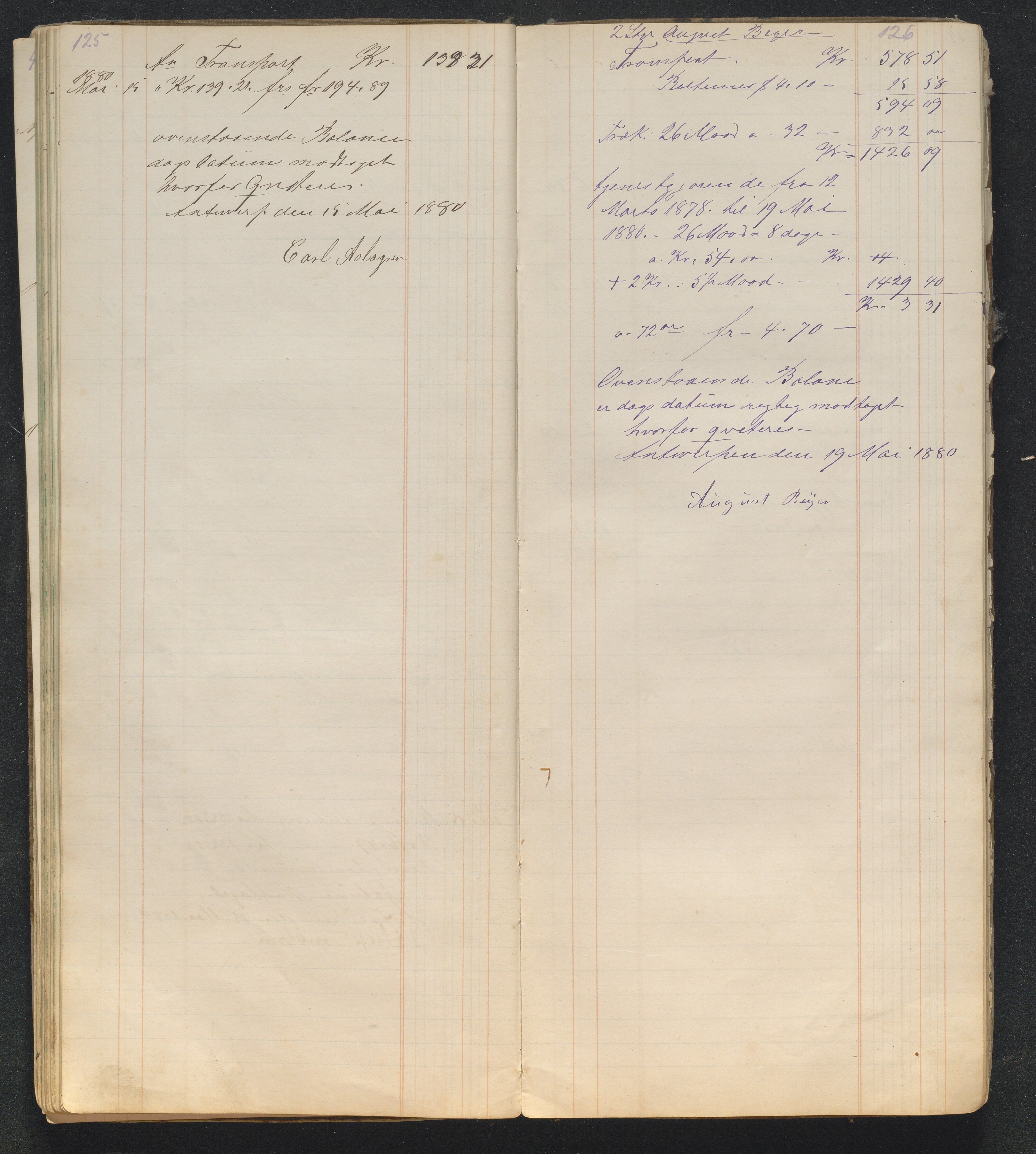O. Terjesens rederi, AAKS/PA-2525/R/R01/L0001: Regnskapsbøker 3 stk, 1863-1916