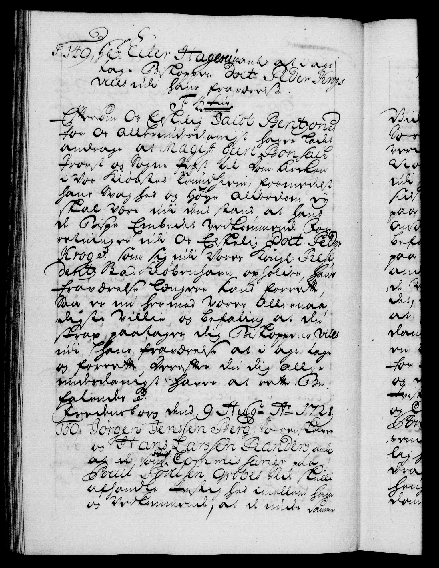 Danske Kanselli 1572-1799, AV/RA-EA-3023/F/Fc/Fca/Fcab/L0024: Norske tegnelser, 1728-1730, s. 194b