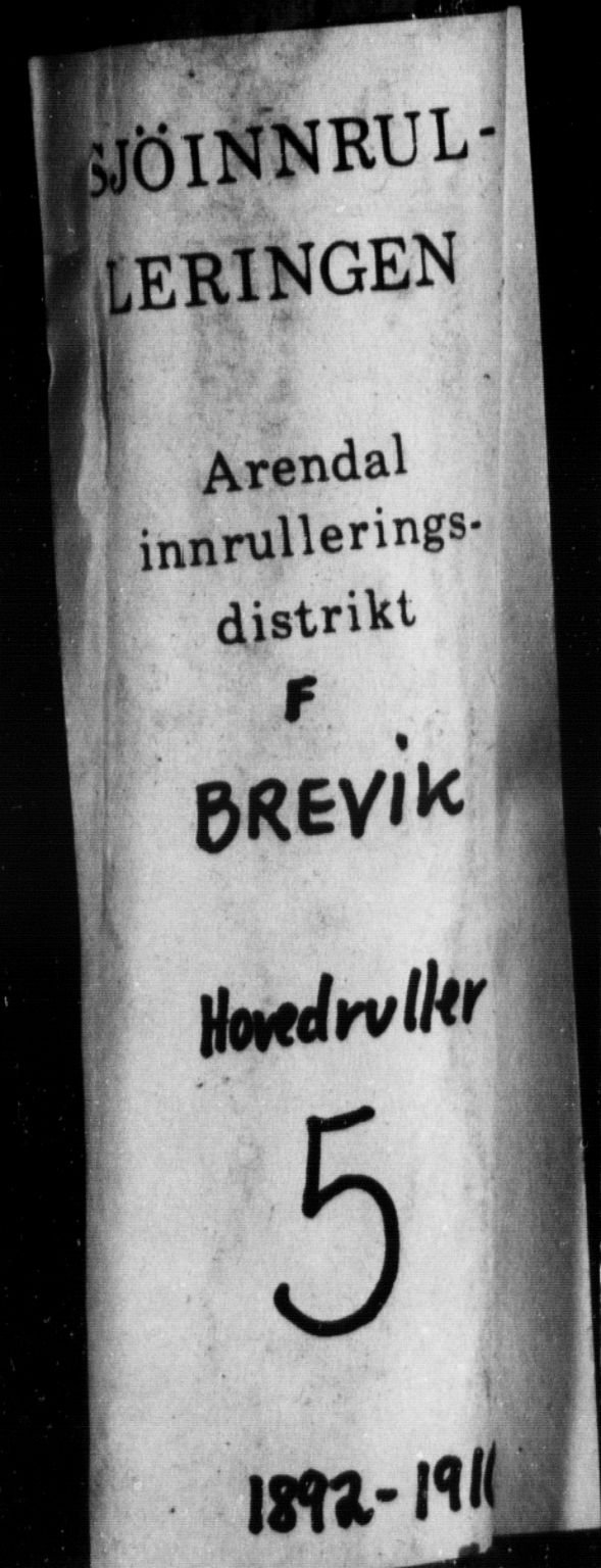 Brevik innrulleringskontor, SAKO/A-833/F/Fb/L0005: Hovedrulle, 1892-1916, s. 1
