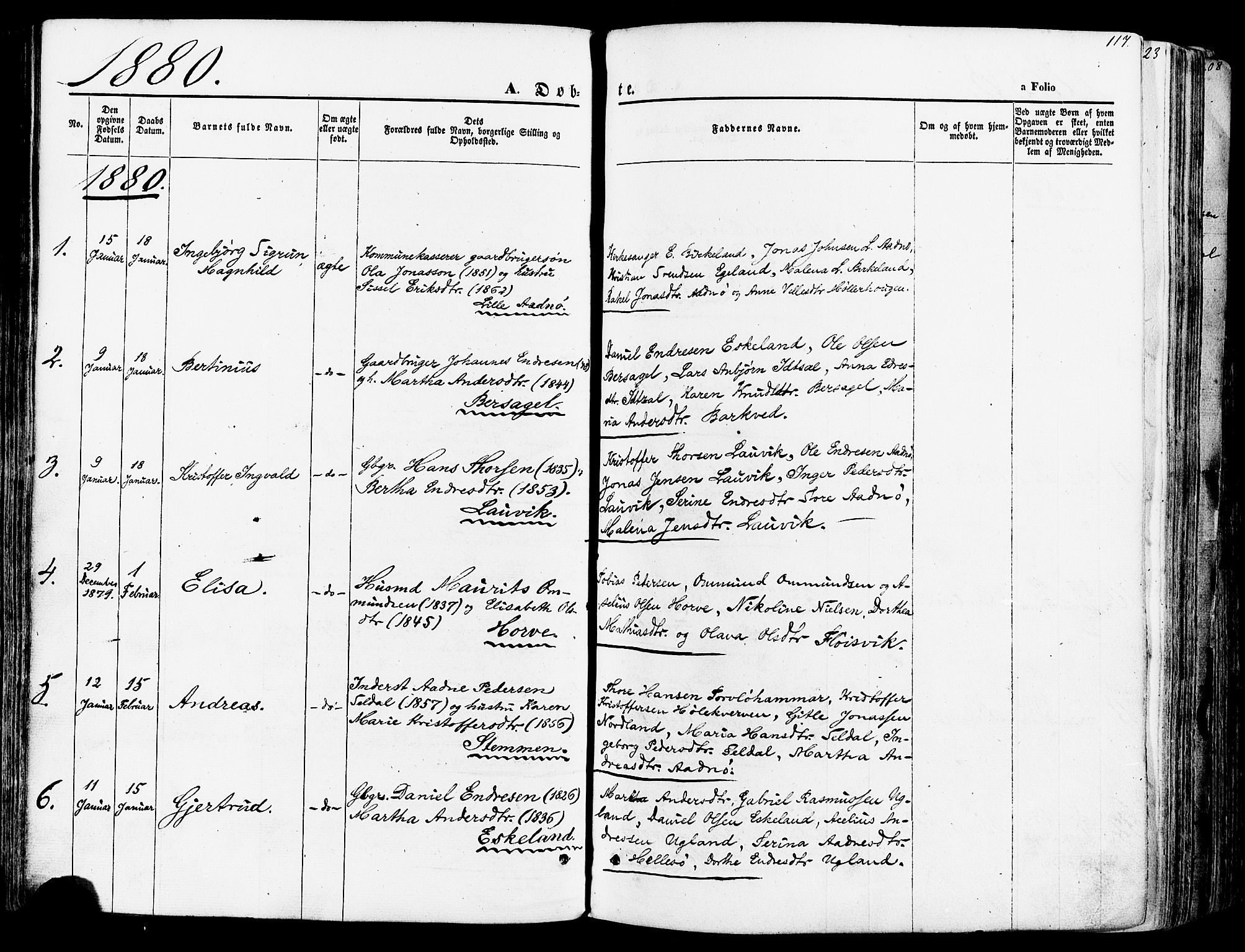 Høgsfjord sokneprestkontor, AV/SAST-A-101624/H/Ha/Haa/L0002: Ministerialbok nr. A 2, 1855-1885, s. 117